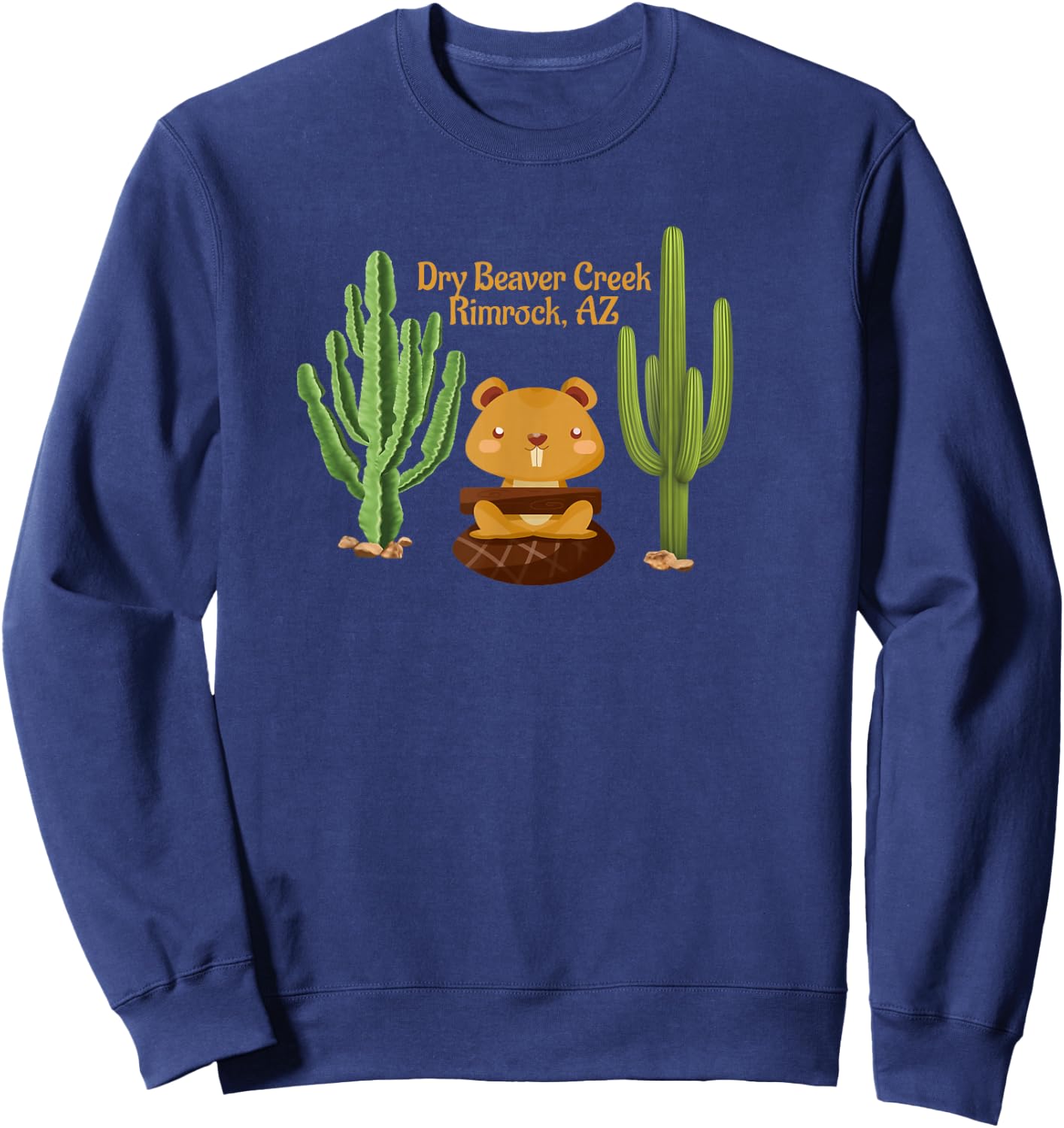 Dry Beaver Creek Rimrock Arizona Souvenir Sweatshirt - Sweatshirt | Navy
