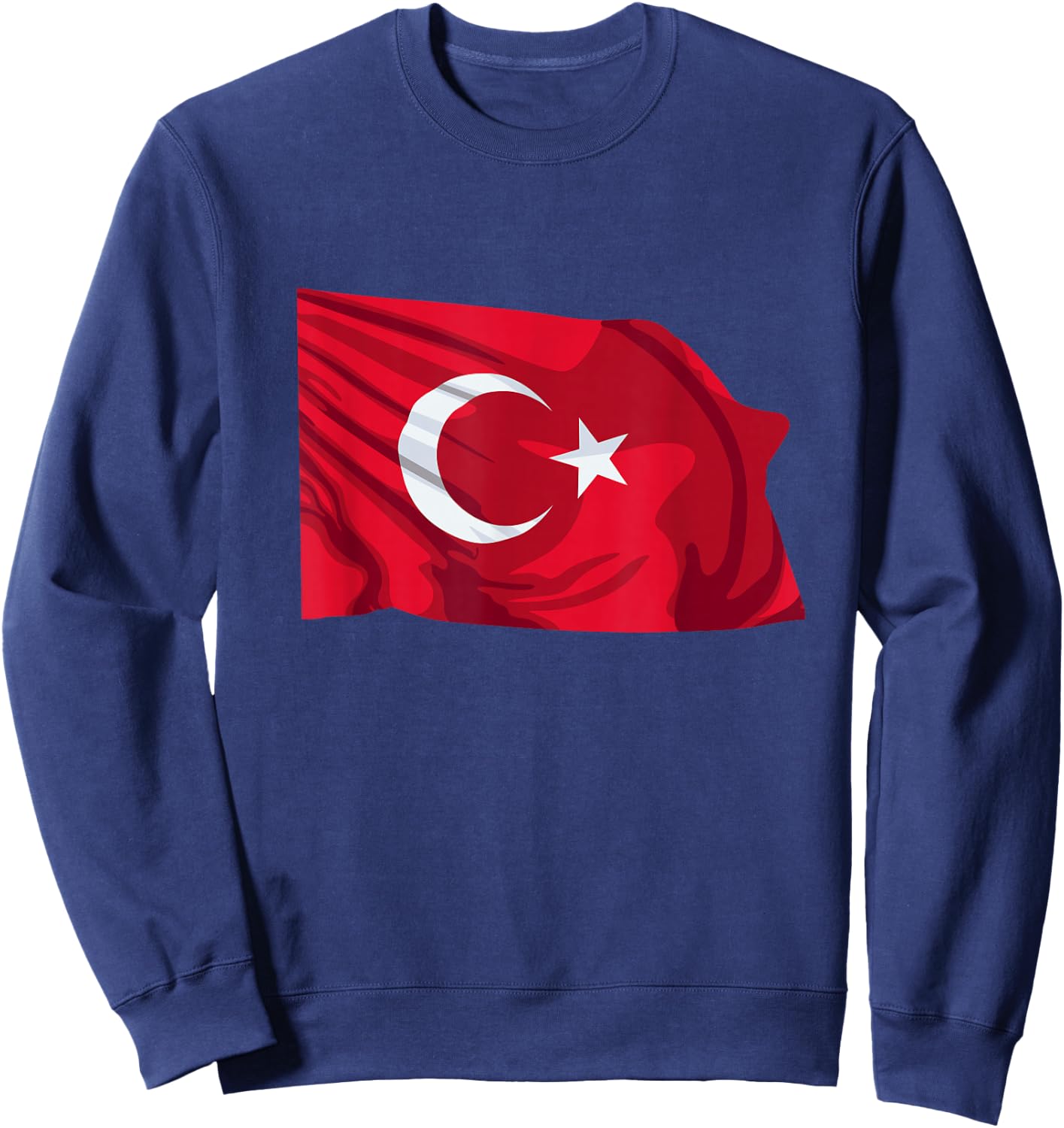 Nationalflagge der Türkei Sweatshirt - Sweatshirt | Navy