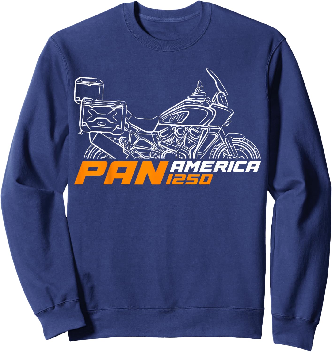 HD Pan America CVO for ADV Motorcycle Riders Sweatshirt - Sweatshirt | Navy