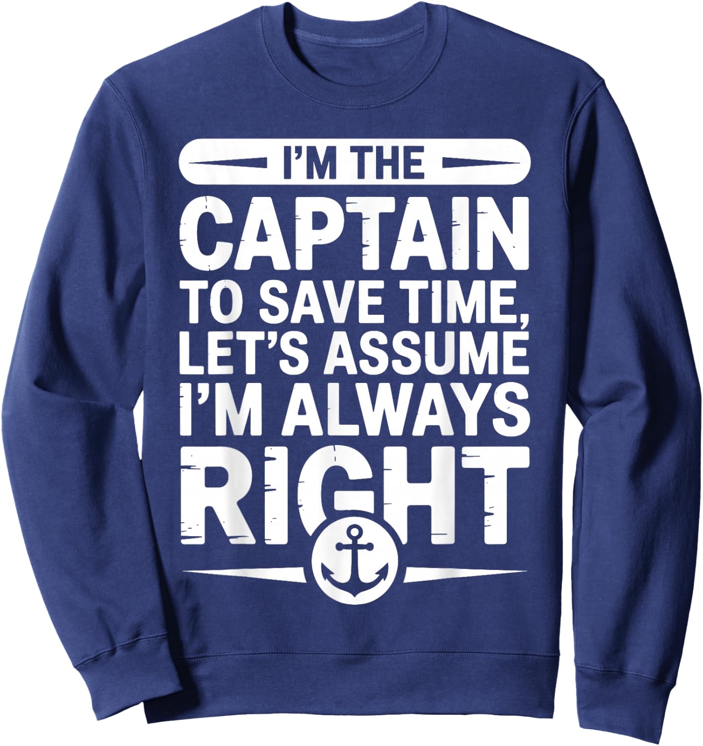 Cute Boating Apparel Women Kids Nautical Boat Boater Sweatshirt - Sweatshirt | Navy