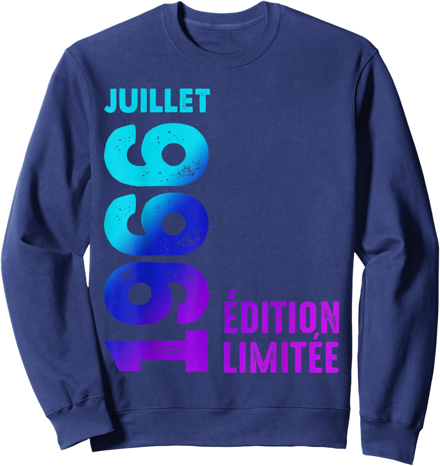 Édition limitée 1966 juillet 1966 rétro année 1966 Sweatshirt - Sweatshirt | Navy