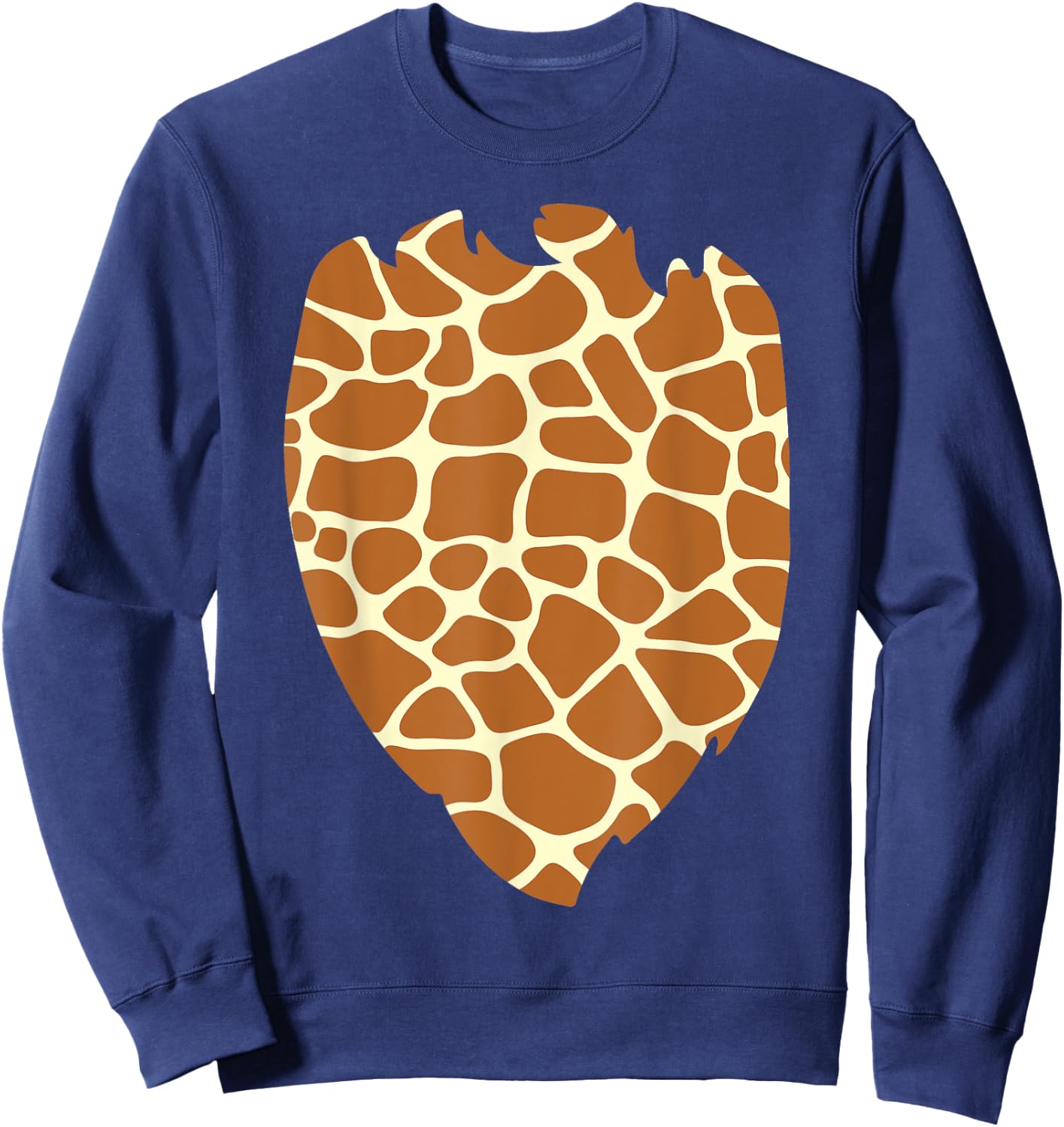 DIY Costume Child Giraffe Belly Costume Boys Girls Children , brown, s Sweatshirt - Sweatshirt | Navy