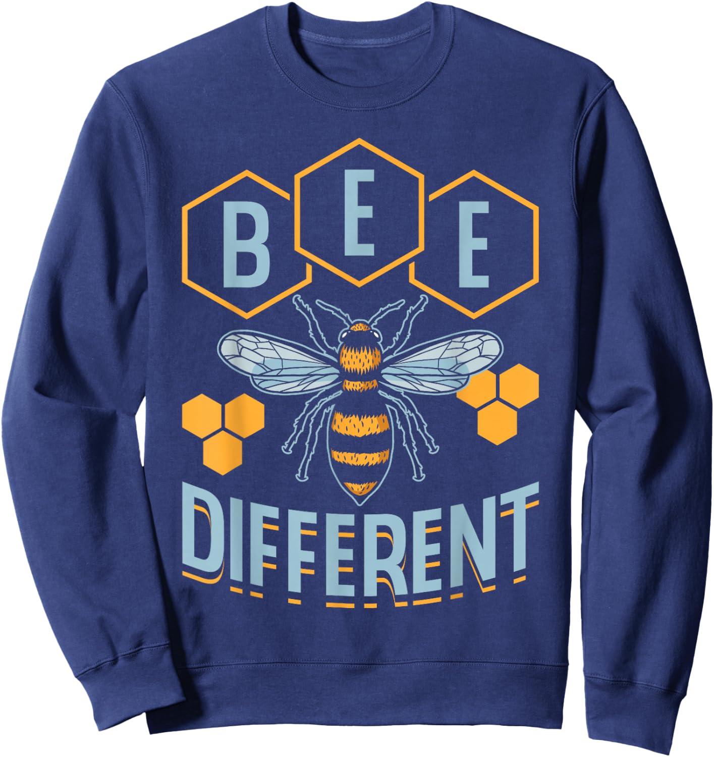 Bee Different Honeybee Beekeeping Hobby Beekeeper Sweatshirt - Sweatshirt | Navy