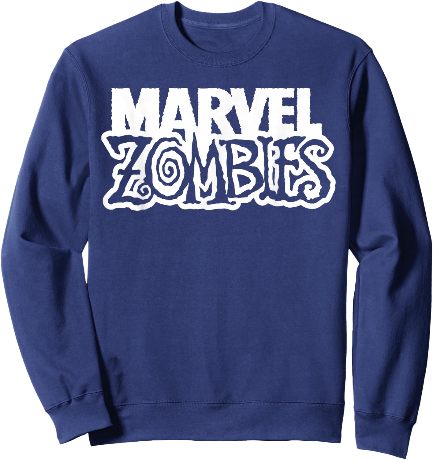 Marvel Zombies Official Logo Halloween Sweatshirt - Sweatshirt | Navy