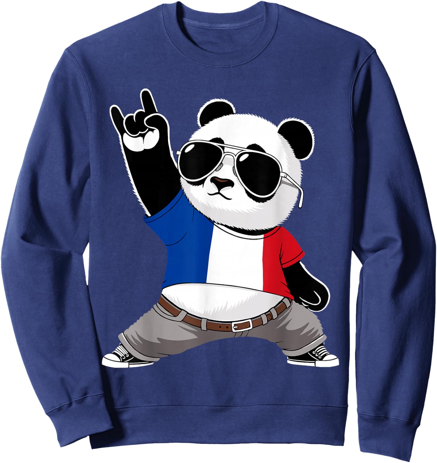 Drapeau français Hommes Femmes Enfants France Sweatshirt - Sweatshirt | Navy