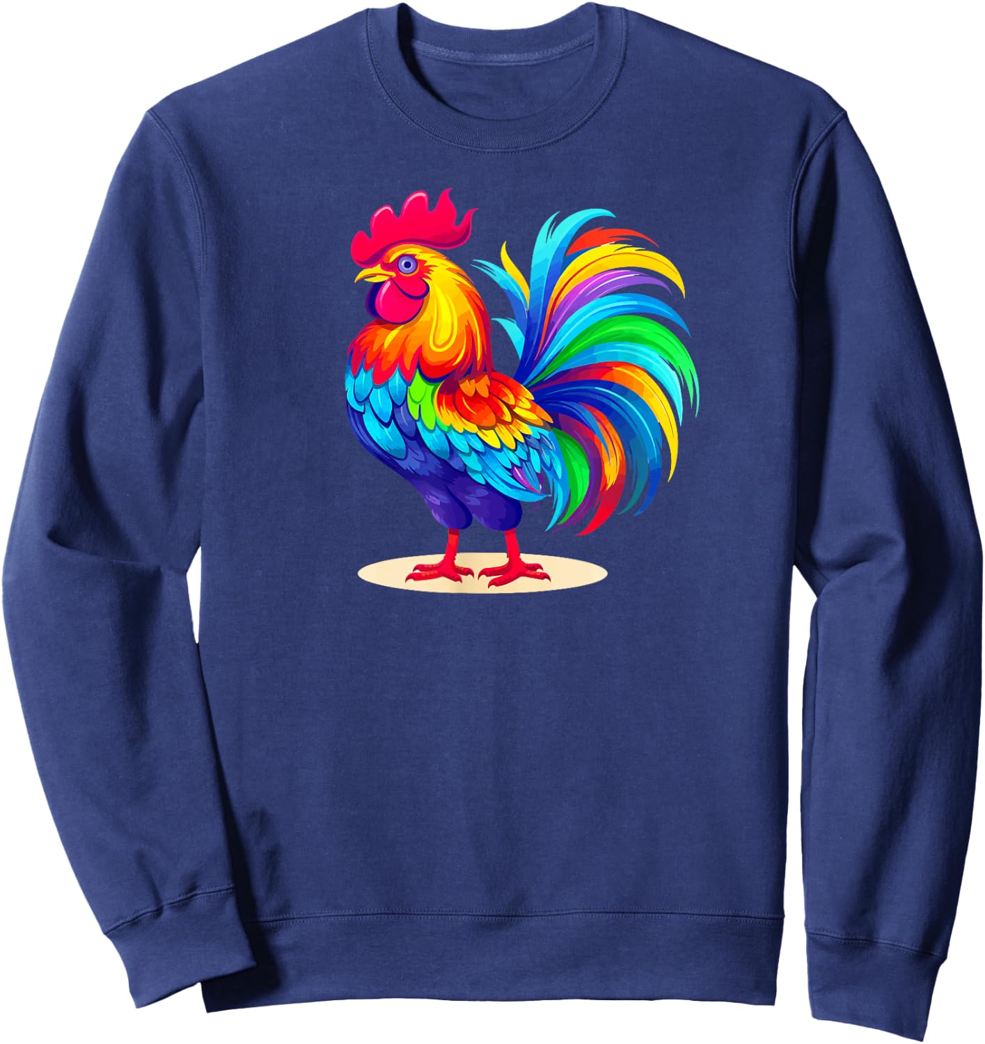 Rooster Country Decor Chicken Gallo Farm Hahn Gockel Sweatshirt - Sweatshirt | Navy