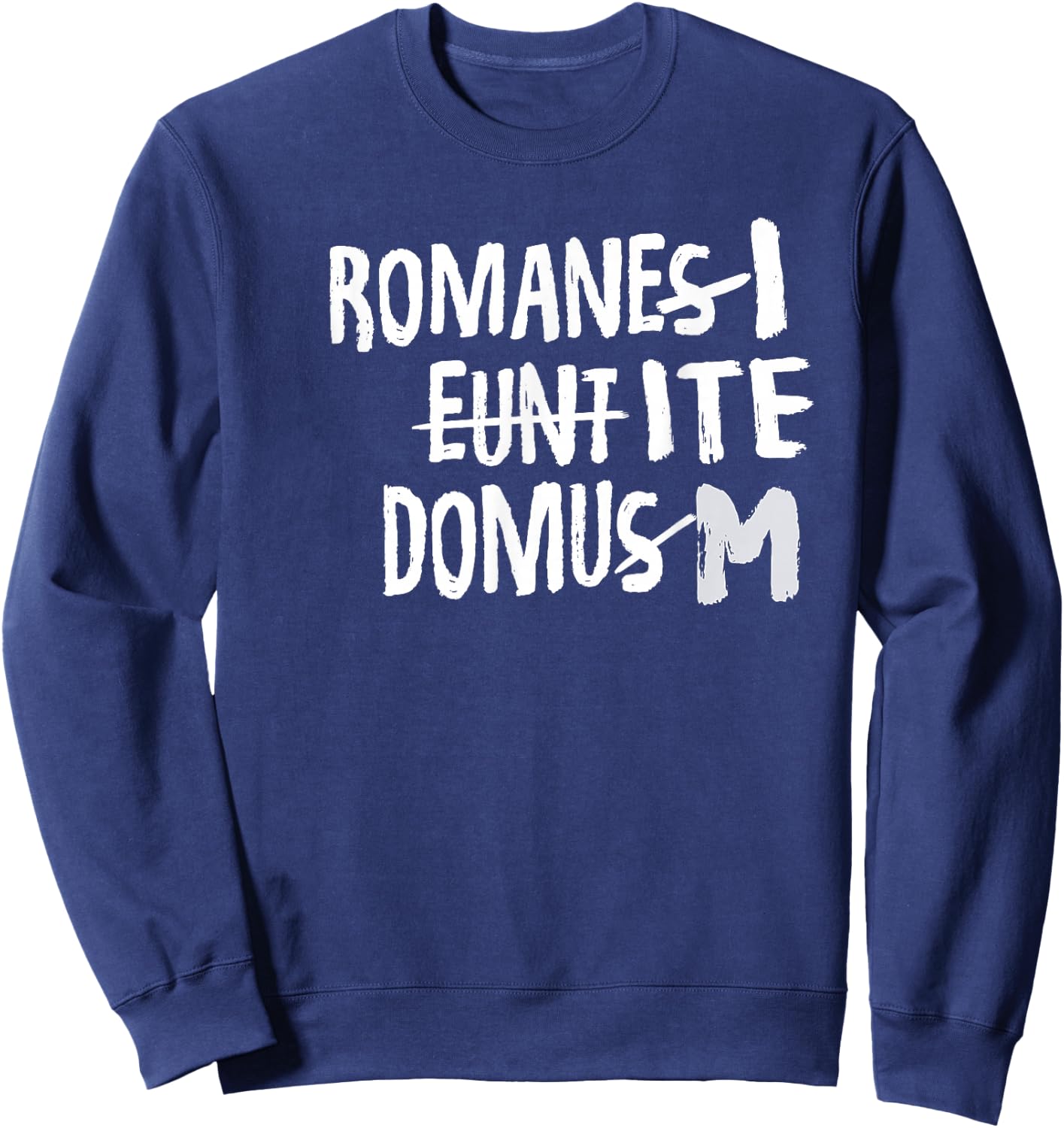 Romani Ite Domum - Learning Latin Like Life of Bryan , black, s Sweatshirt - Sweatshirt | Navy