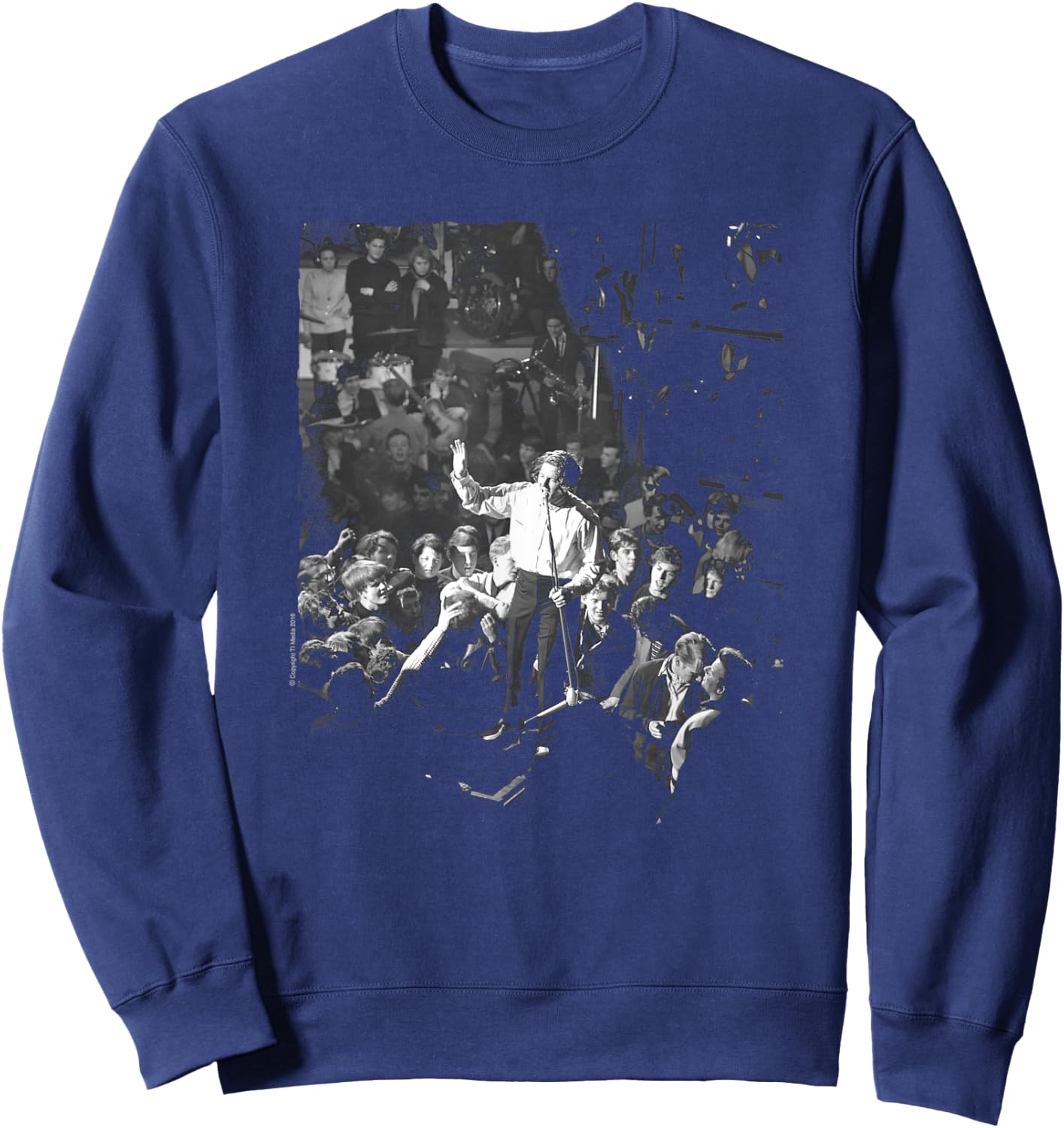 TV Times Jerry Lee Lewis Live by Stephen Wright , Black, S Sweatshirt - Sweatshirt | Navy