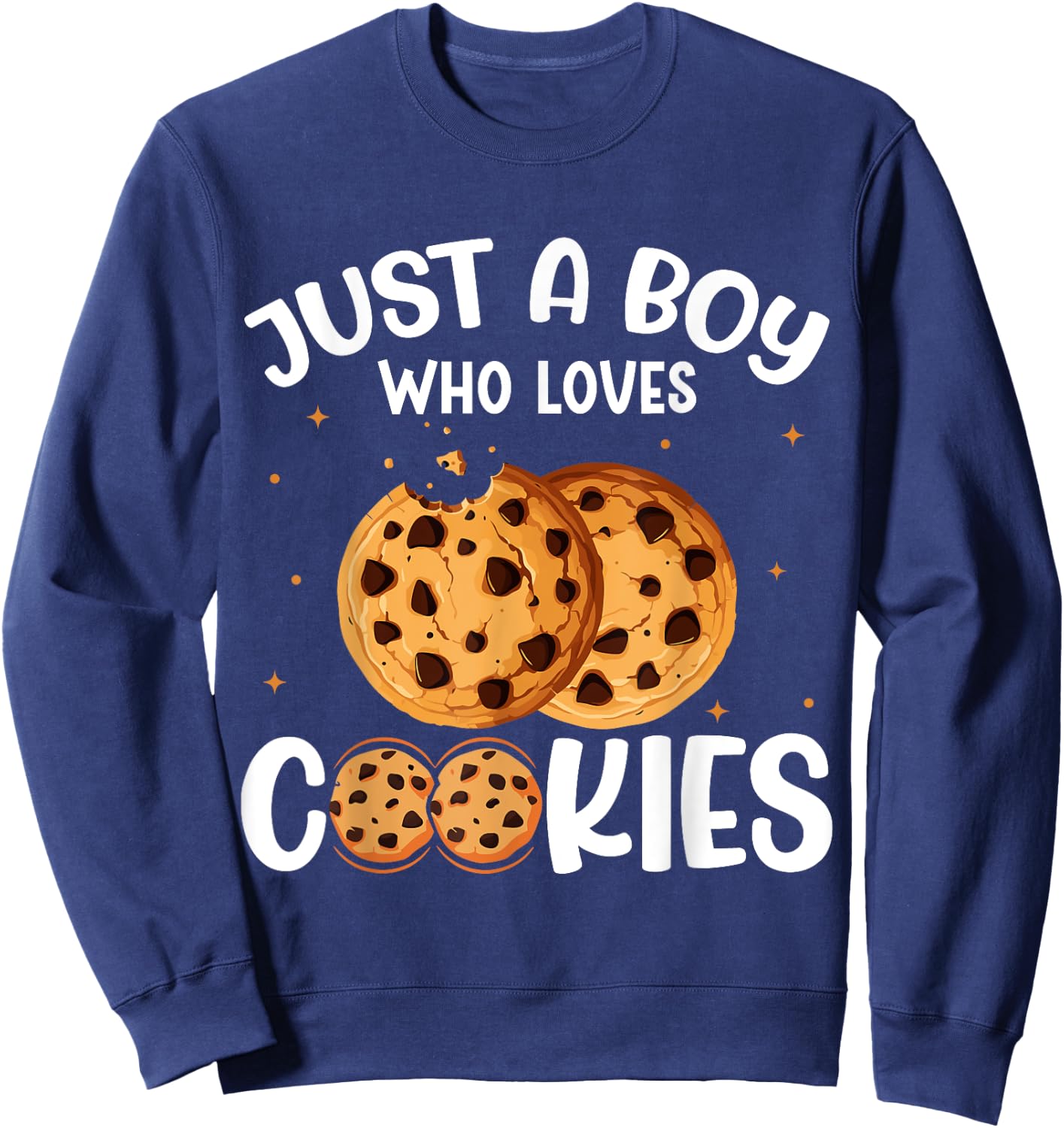 Just A Boy Who Loves Cookies Sweatshirt - Sweatshirt | Navy