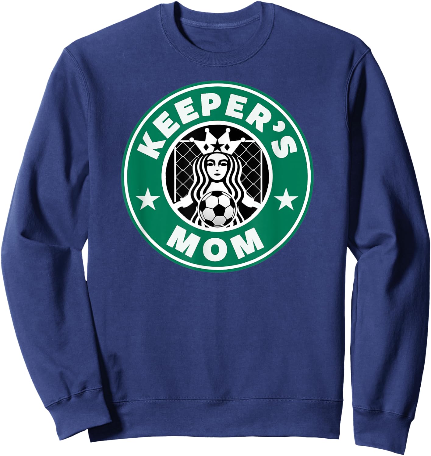 Soccer Keeper Mom für Frauen Mutter des Torwarts Sweatshirt - Sweatshirt | Navy