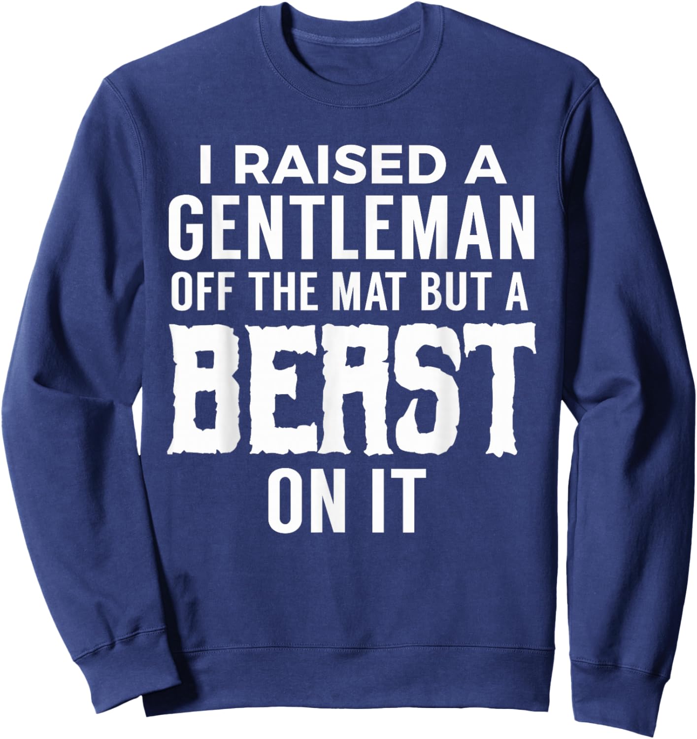 Proud Wrestling Mom Shirt Sweatshirt - Sweatshirt | Navy