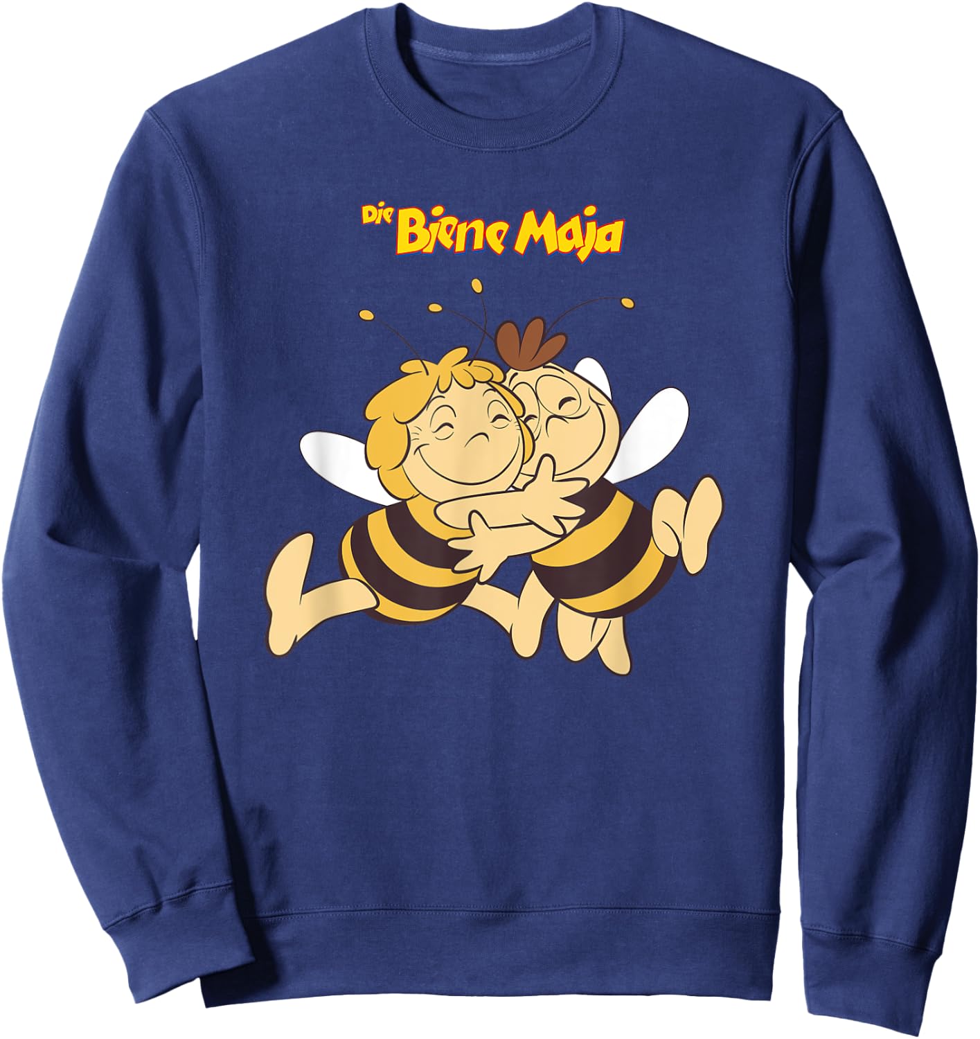 Die Biene Maja Retro Zeichentrick TV Serie Maja und Willi Sweatshirt - Sweatshirt | Navy