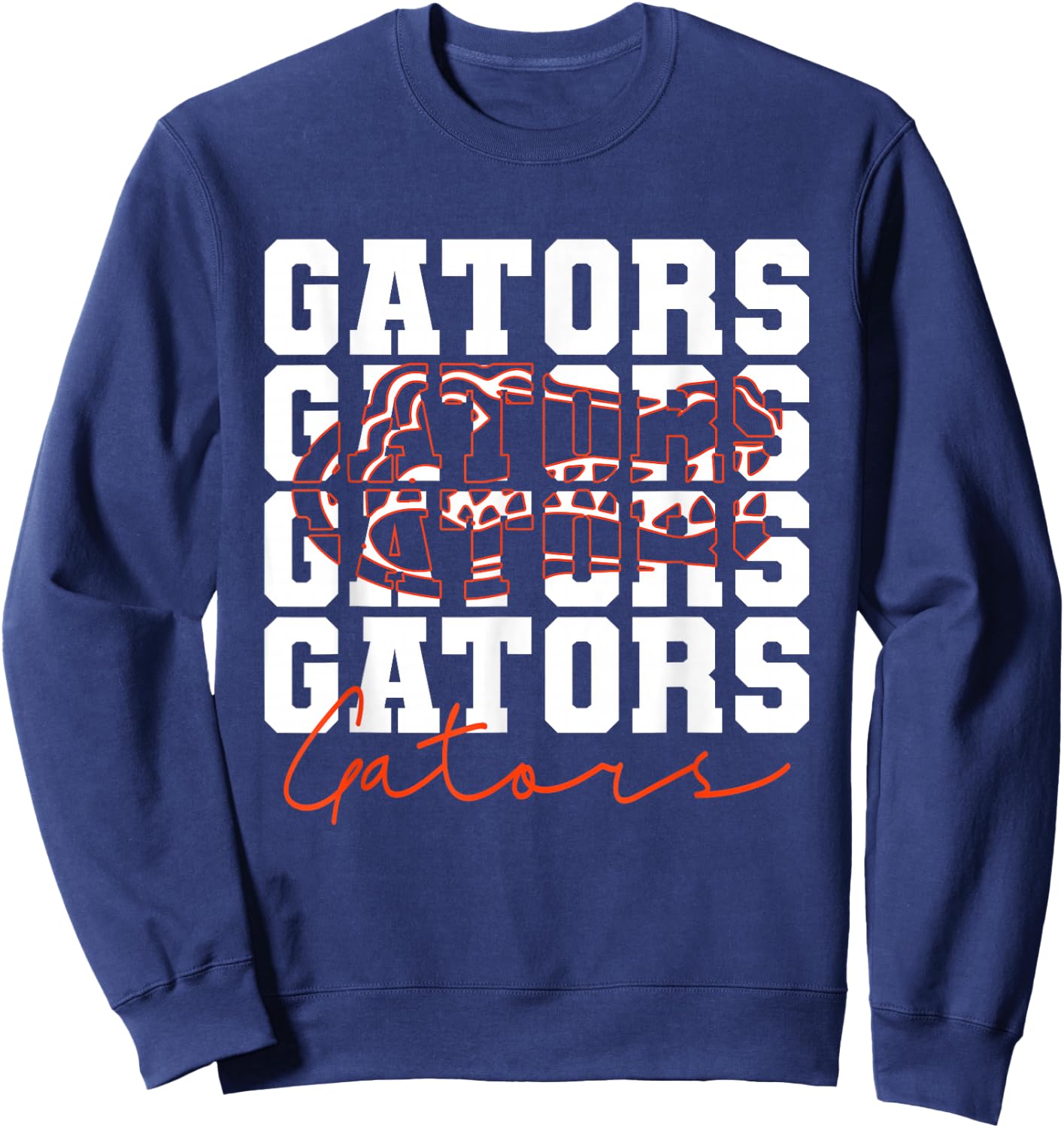 Gators Inspirational Design Gift Women Girls Boys Sweatshirt - Sweatshirt | Navy