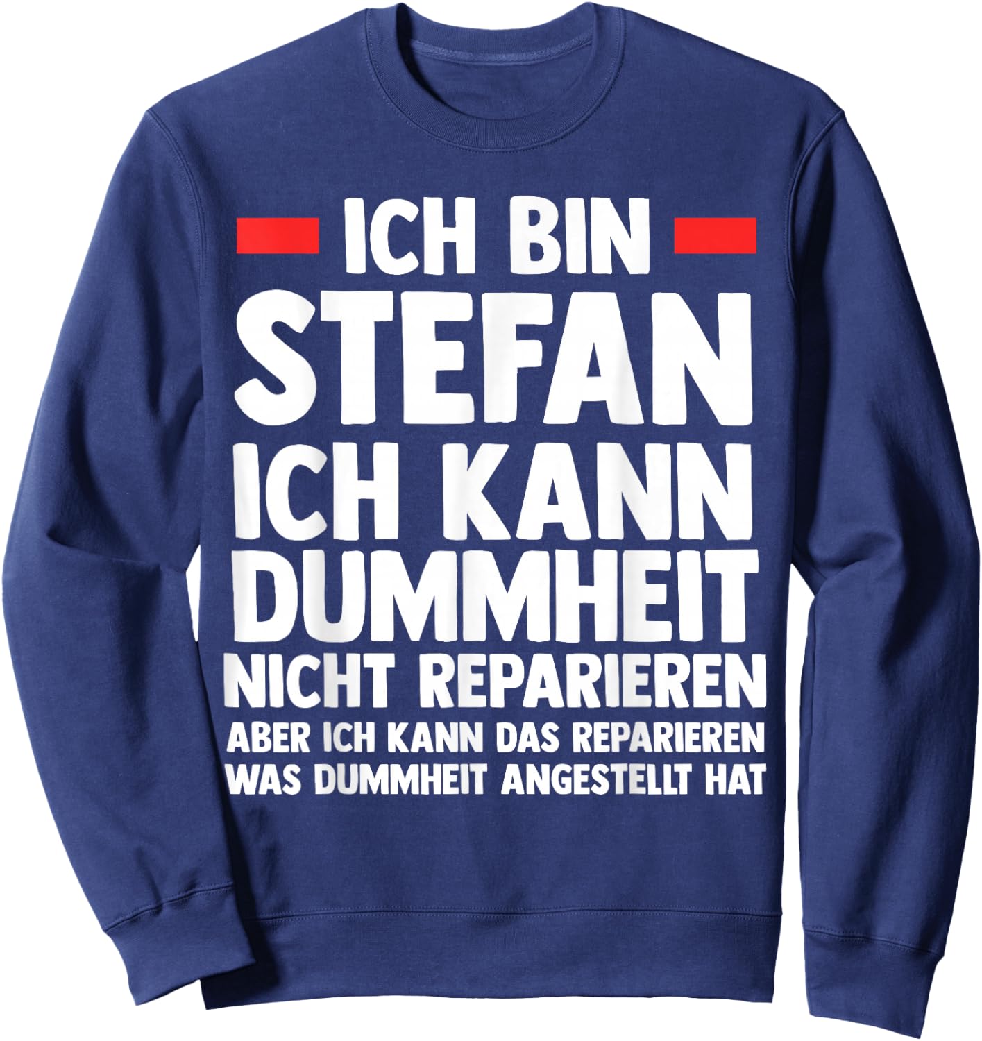 Men's Stefan , black Sweatshirt - Sweatshirt | Navy