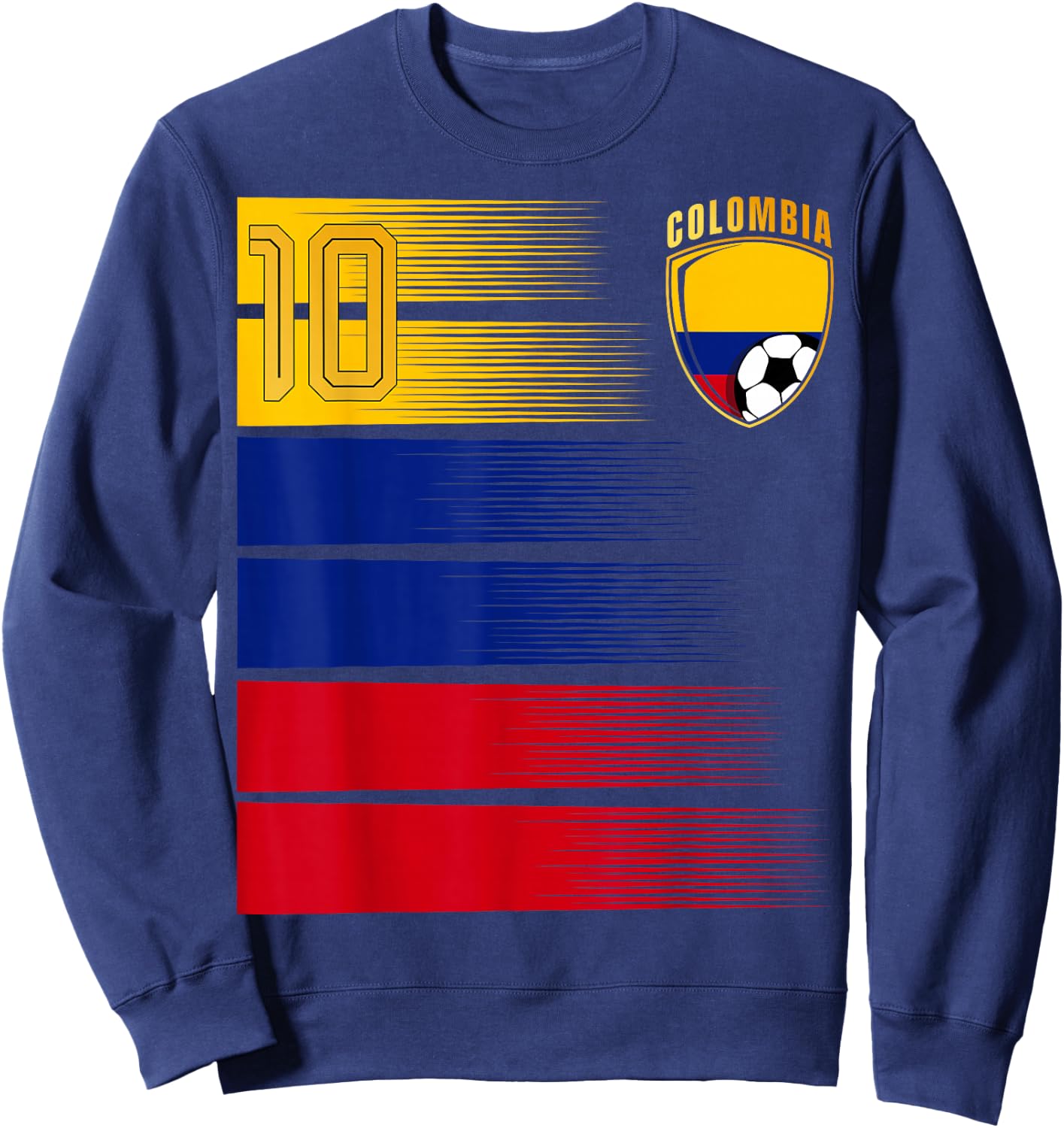 Colombia Flag Colombian Pride Lovers Sweatshirt - Sweatshirt | Navy