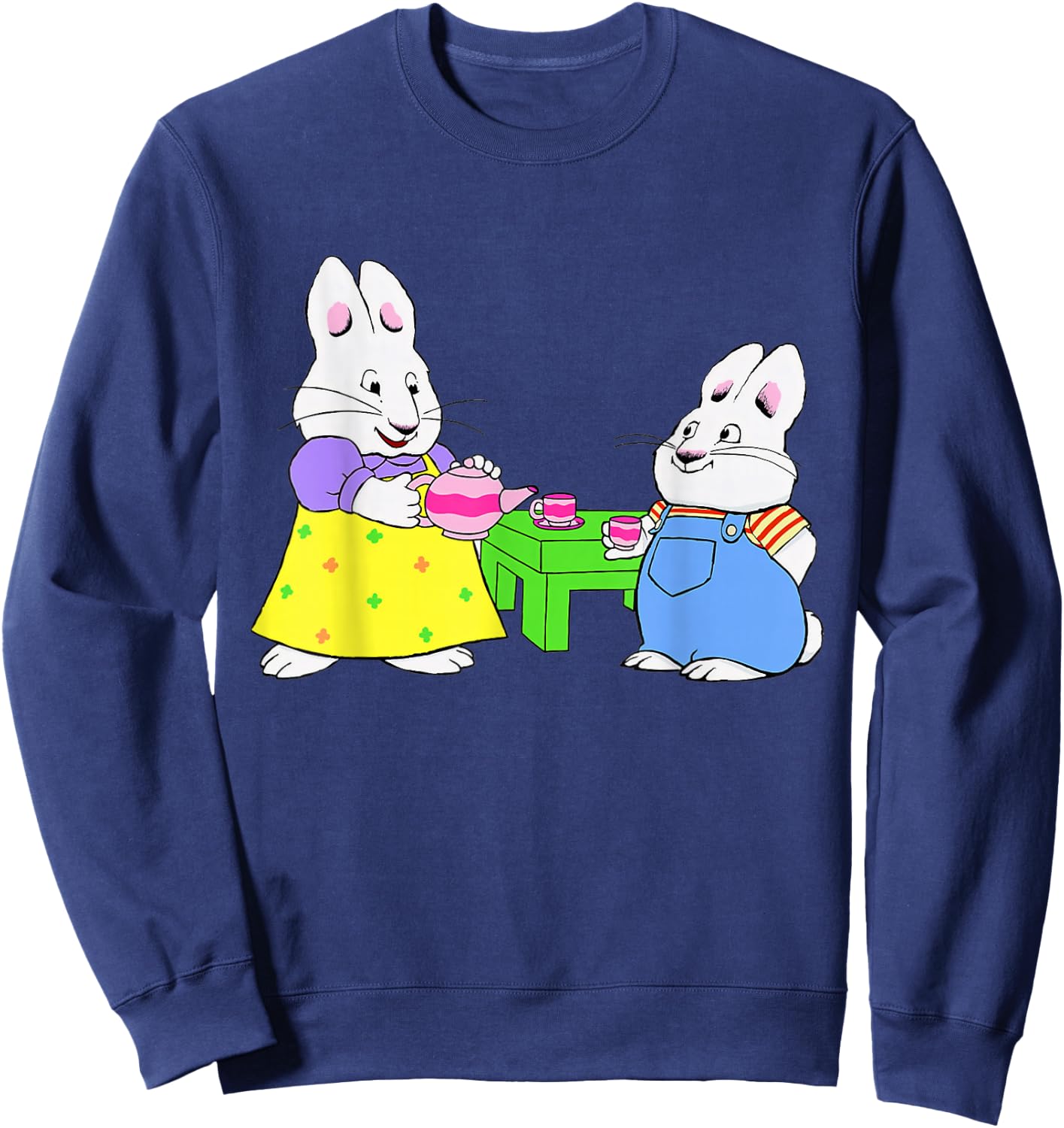 Max And 90s Ruby Birthday Decorations Sweatshirt - Sweatshirt | Navy