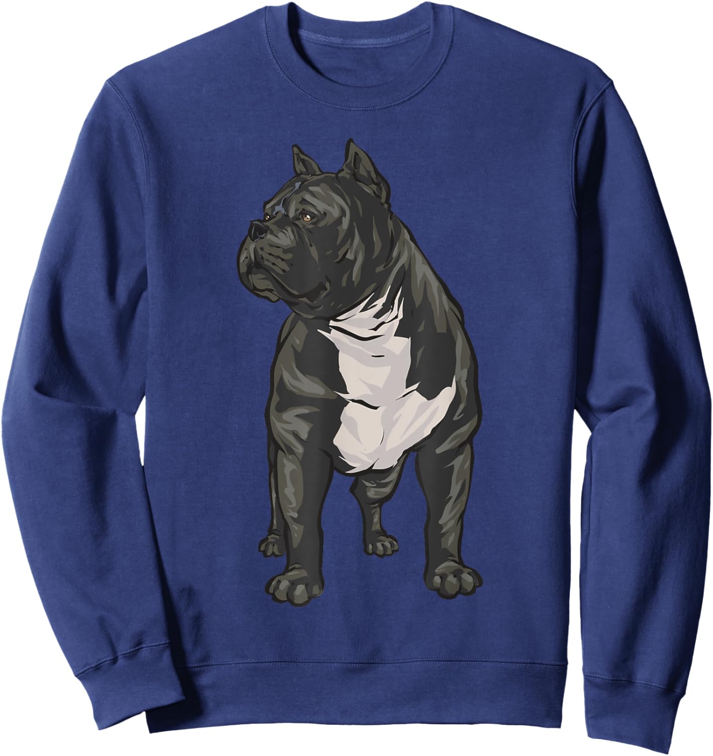 American Bully Dog XL American Bully , black Sweatshirt - Sweatshirt | Navy
