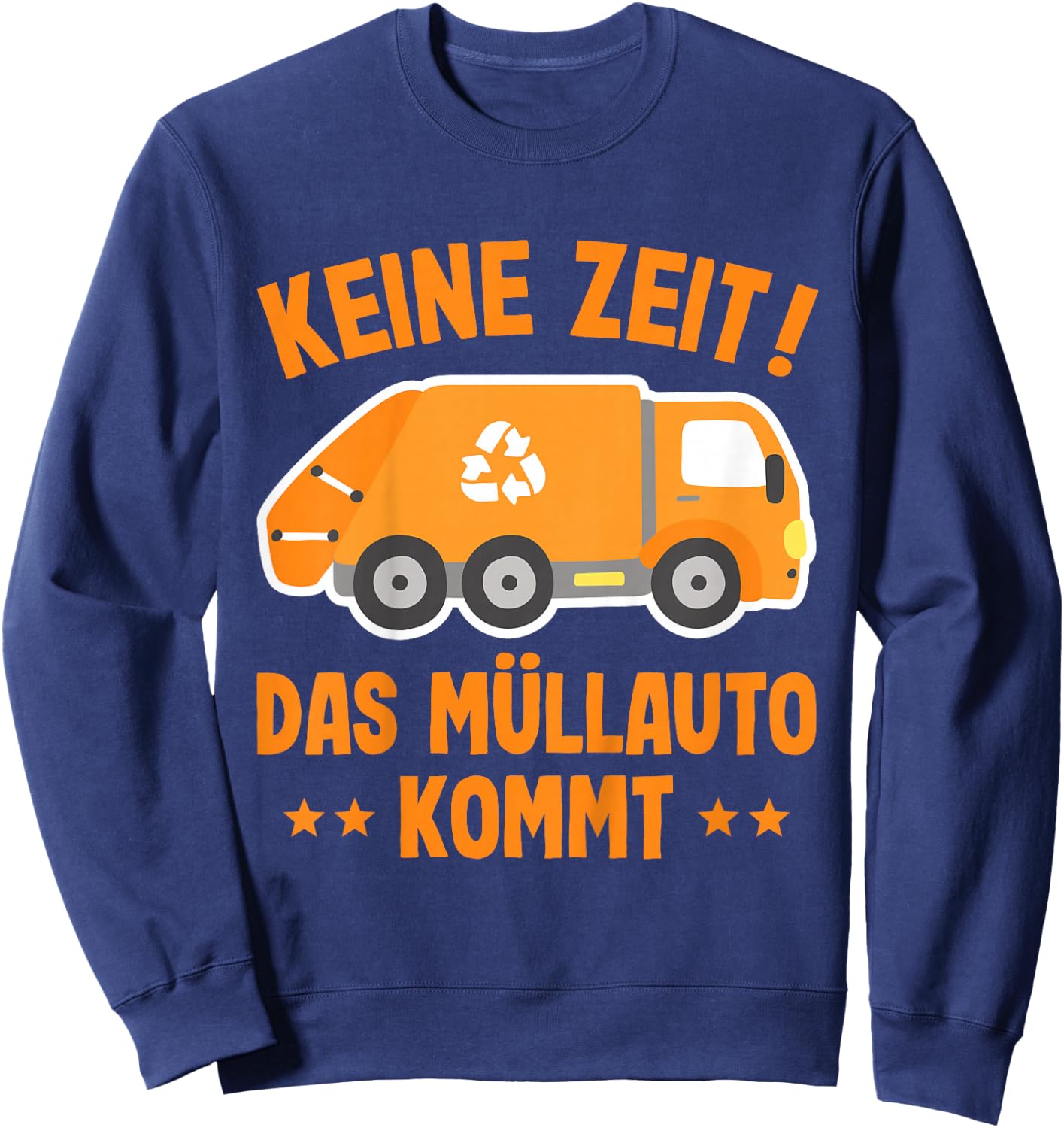Müllauto | Rubbish Car Shirt Children | Children's Rubbish Collection Sweatshirt - Sweatshirt | Navy