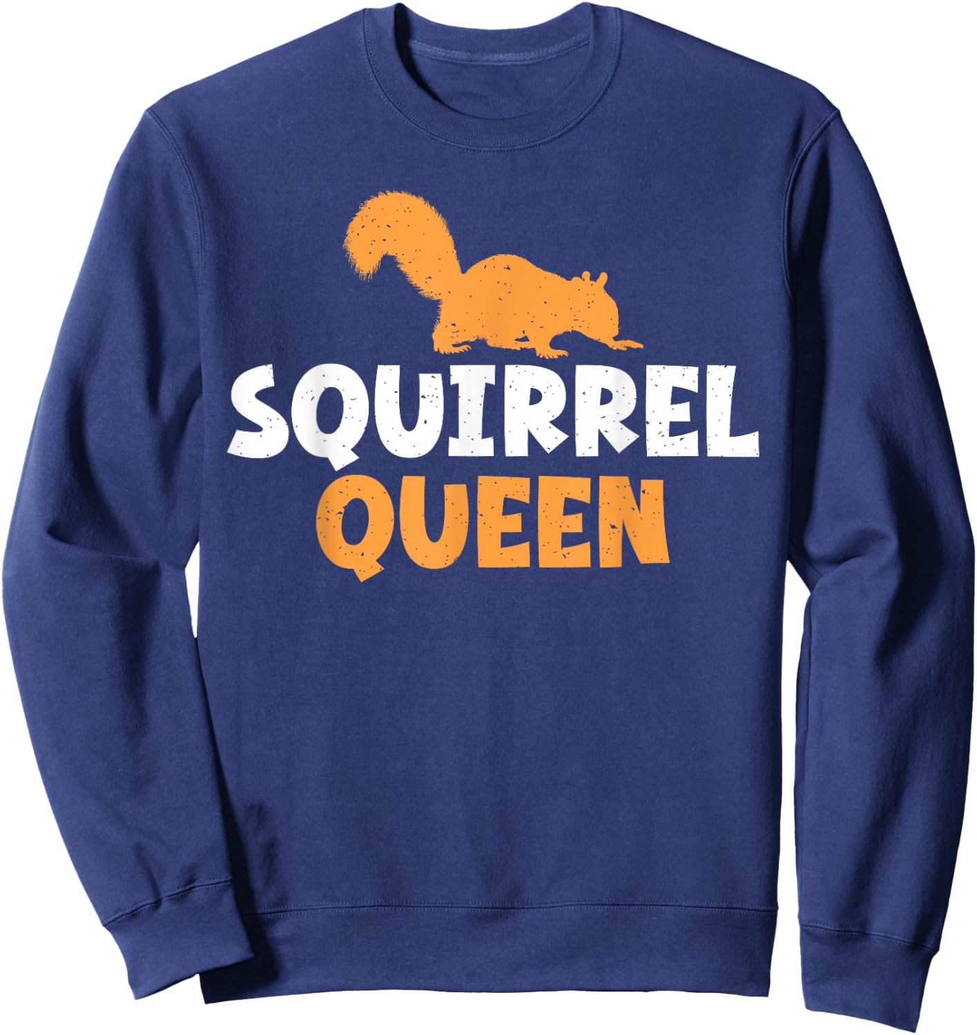 Squirrel Queen Squirrel Sweatshirt - Sweatshirt | Navy