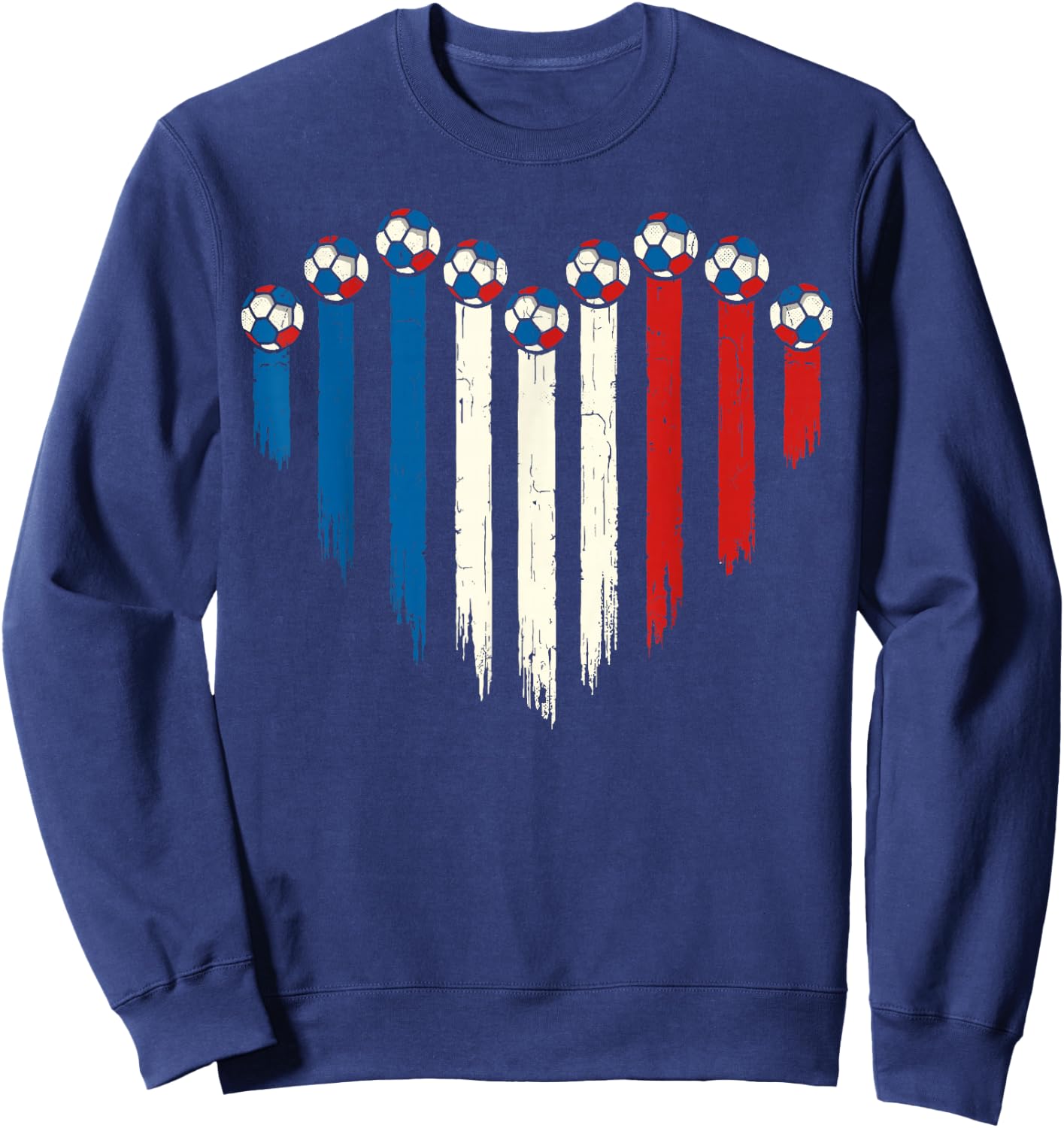 Drapeau français Fantaisie France Sweatshirt - Sweatshirt | Navy
