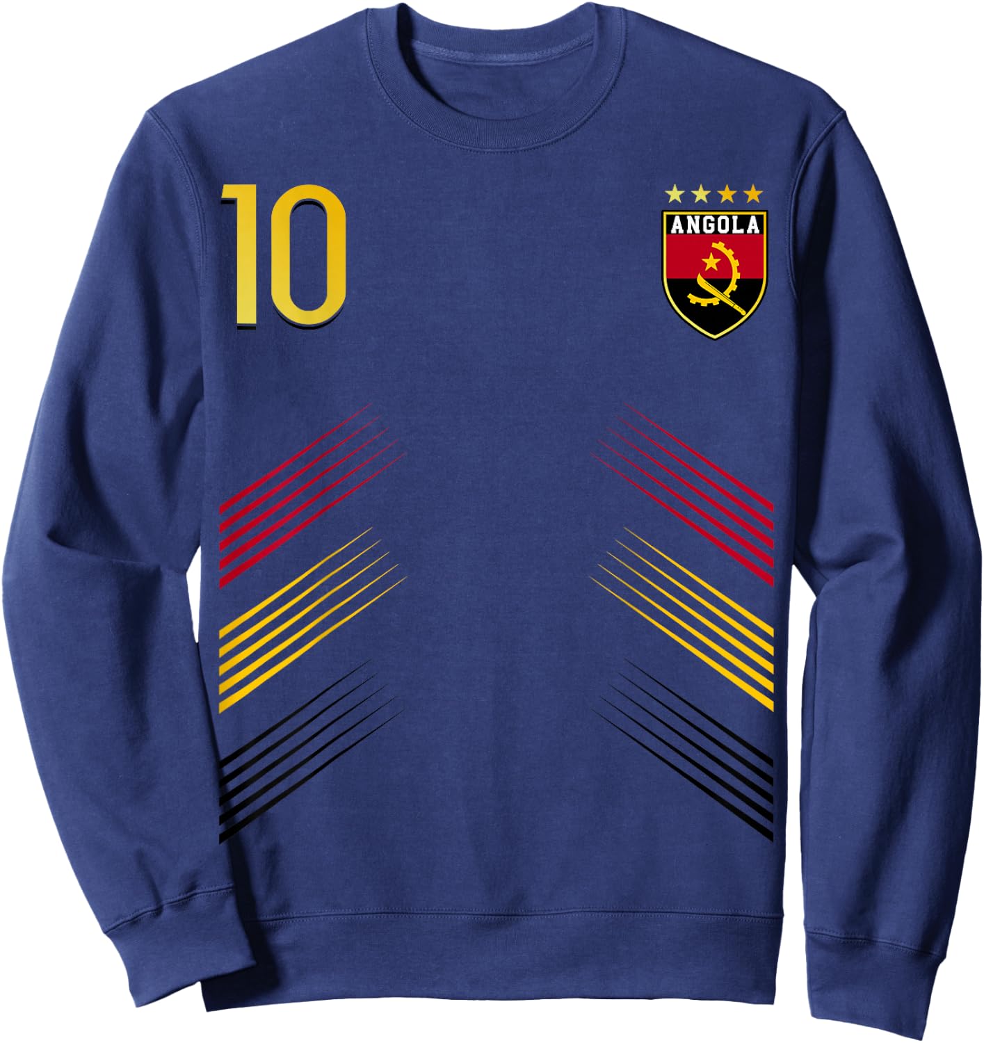 Flag Angola Faso Angolian Pride Lovers Sweatshirt - Sweatshirt | Navy