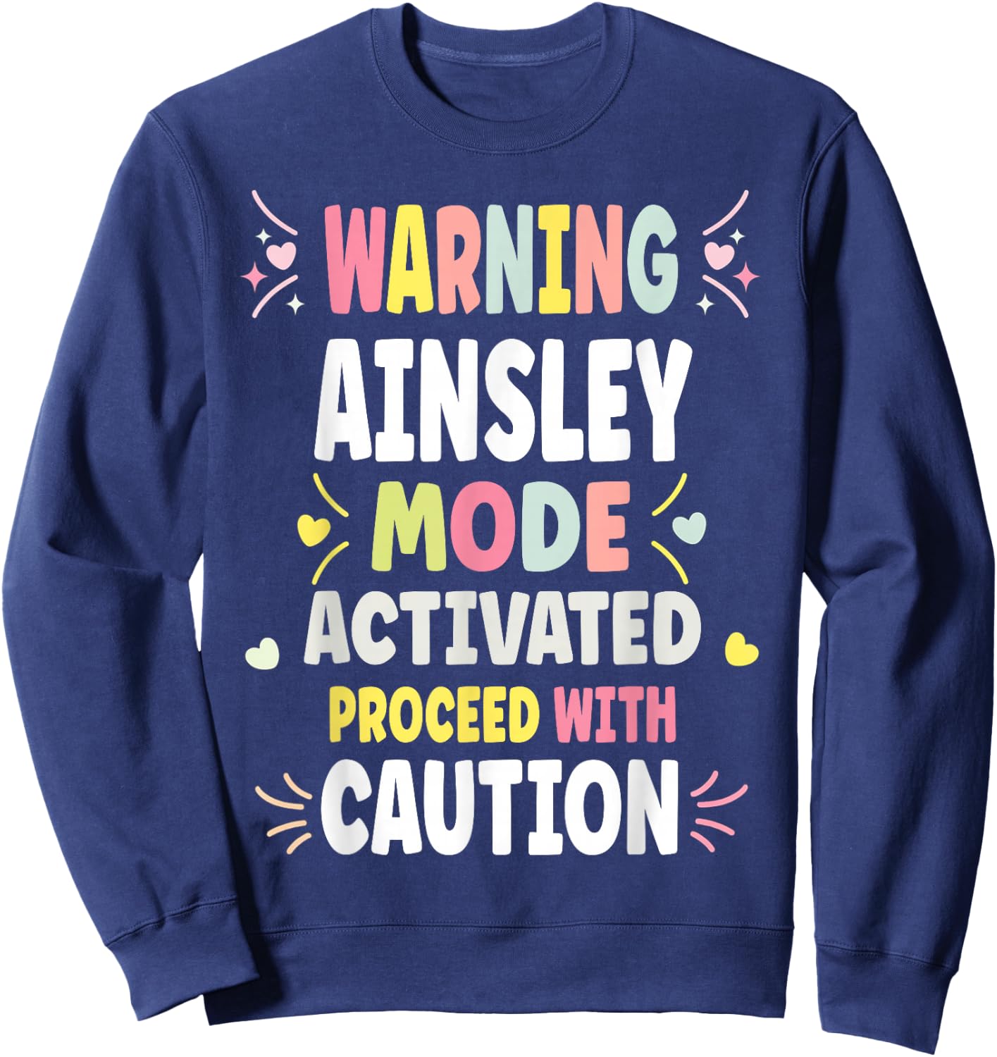 ANGELINA Personalized Women's Gift Custom ANGELINA Sweatshirt - Sweatshirt | Navy