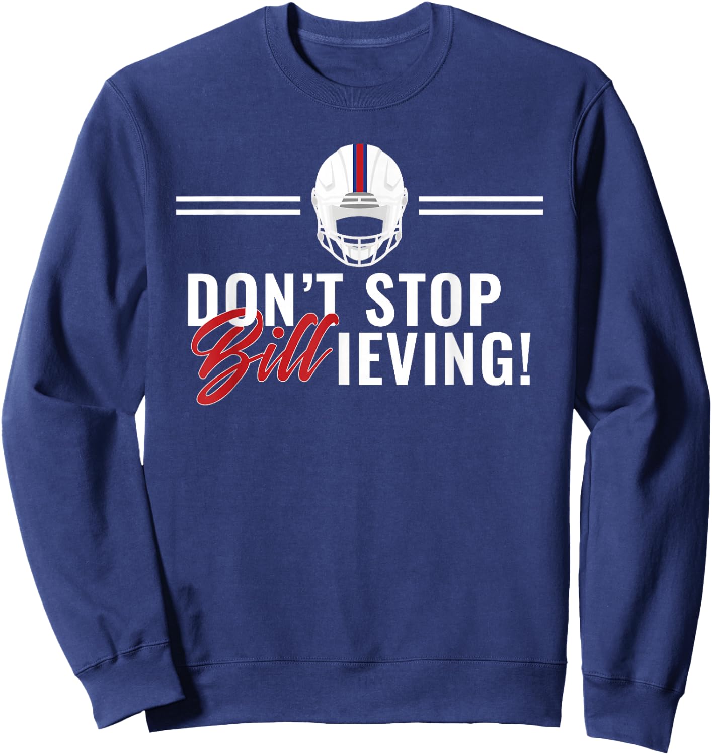 Don't Stop Billieving Sweatshirt - Sweatshirt | Navy