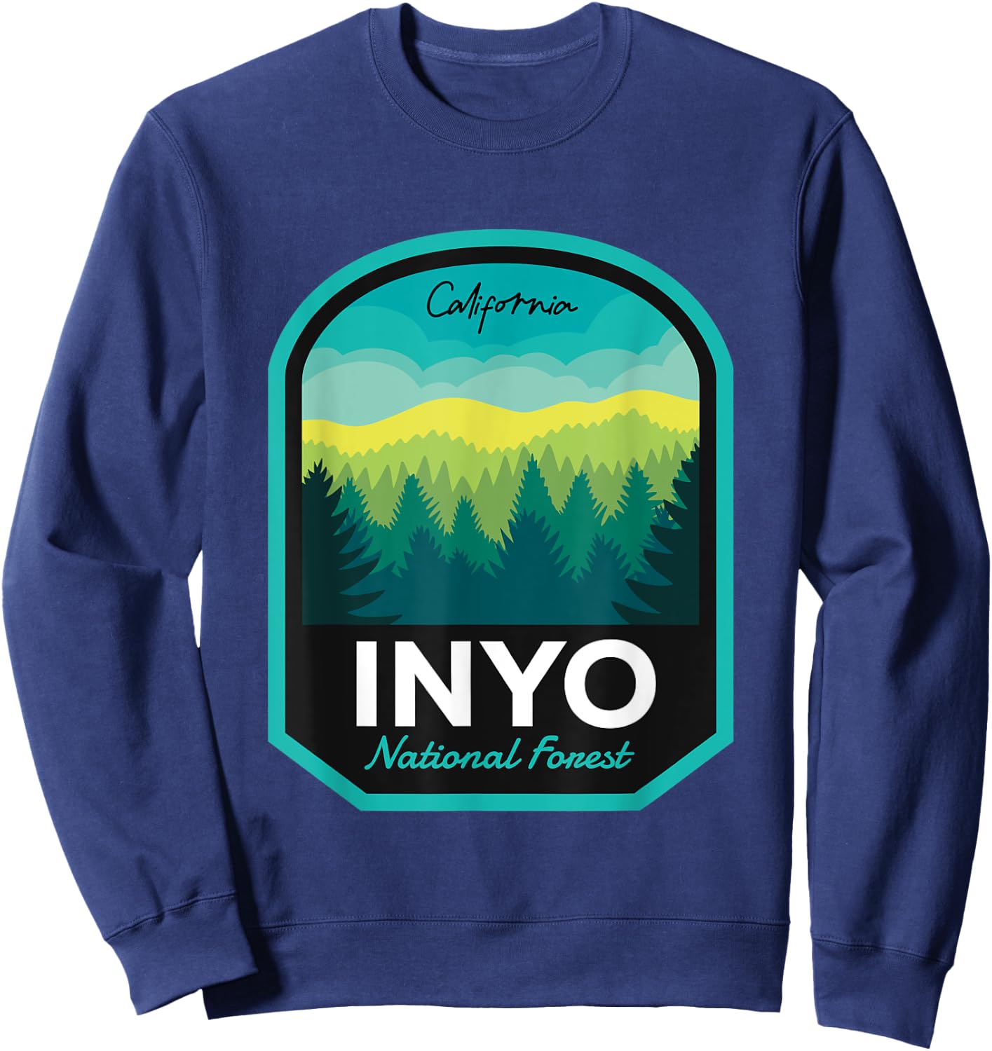 Inyo National Forest CA Sweatshirt - Sweatshirt | Navy