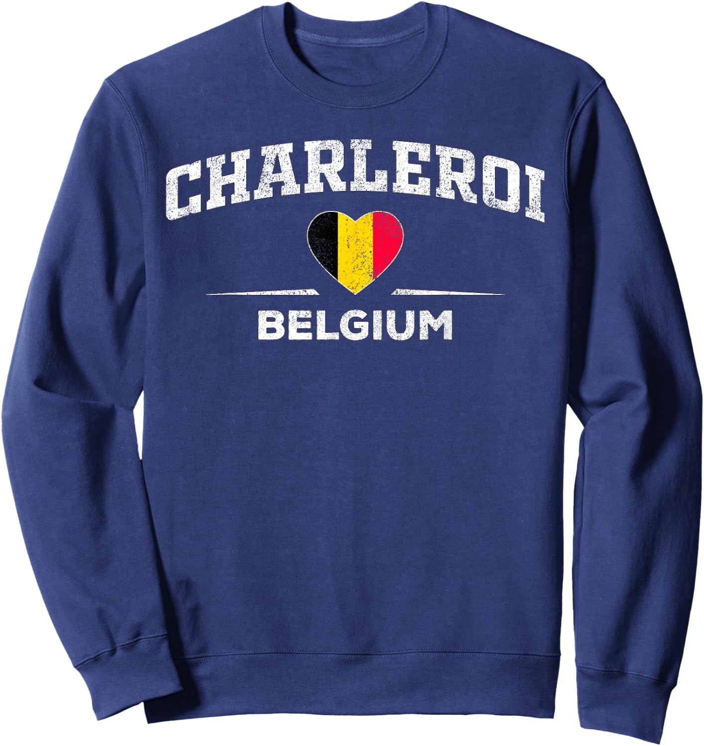 Charleroi Belgium Sweatshirt - Sweatshirt | Navy