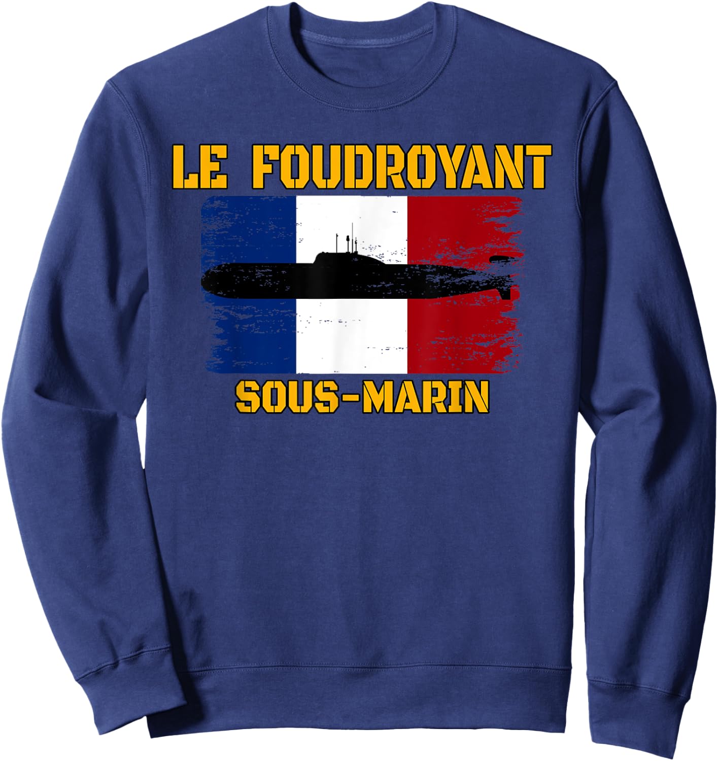 The Thunderbolt S610 Nuclear Submarine Dad Grandpa Sweatshirt - Sweatshirt | Navy