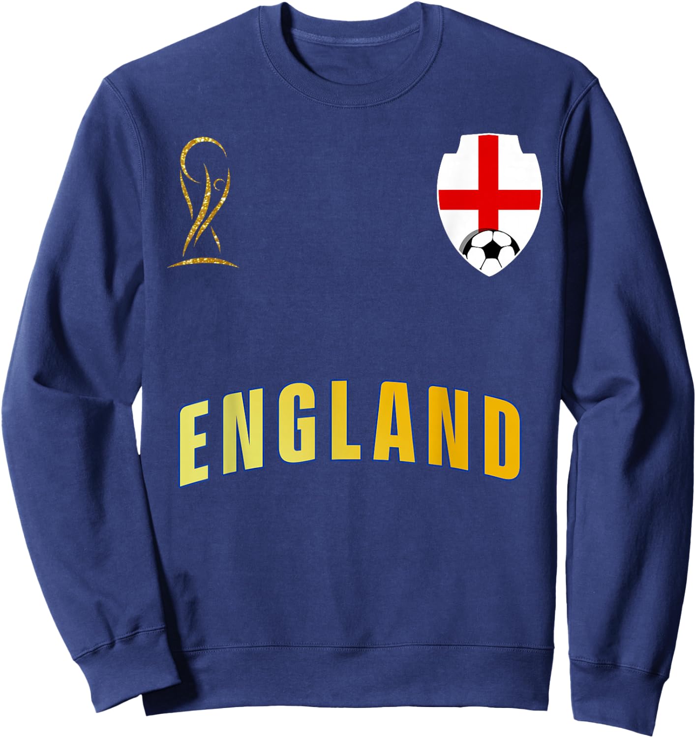 Retro England Flag English Pride Lovers Sweatshirt - Sweatshirt | Navy