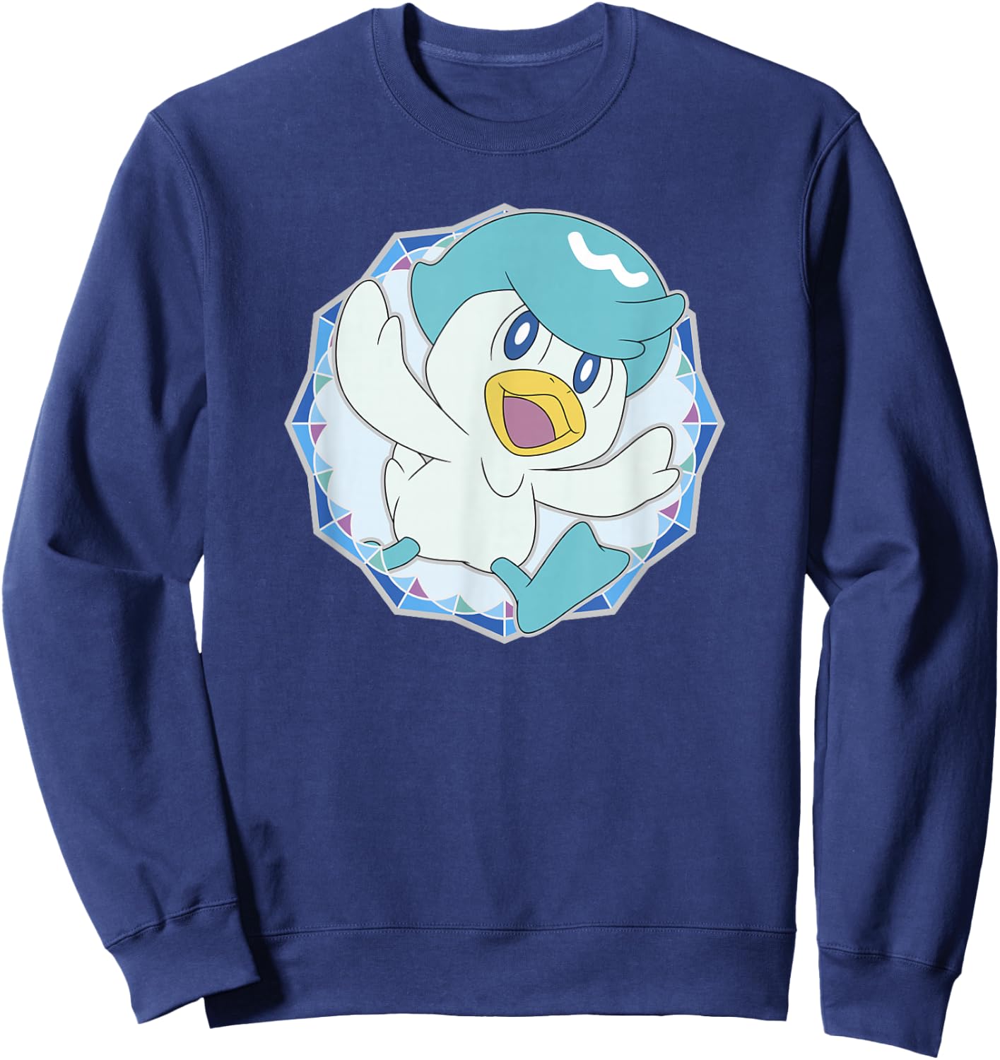 Pokémon Quaxly Starter Scarlet And Violet Logo Sweatshirt - Sweatshirt | Navy