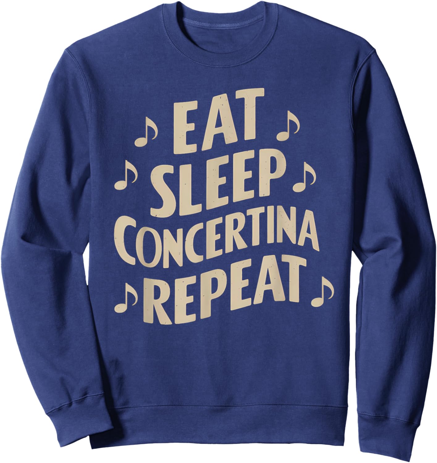 Eat Sleep Concertina Repeat Sweatshirt - Sweatshirt | Navy