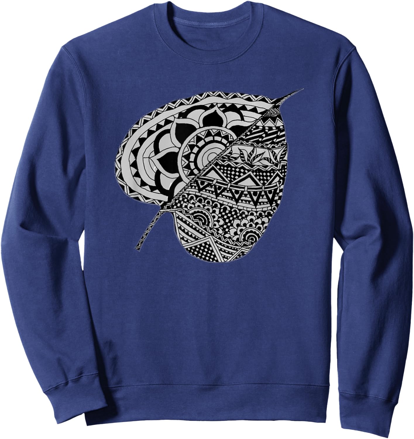 Peepal Leaf Sweatshirt - Sweatshirt | Navy