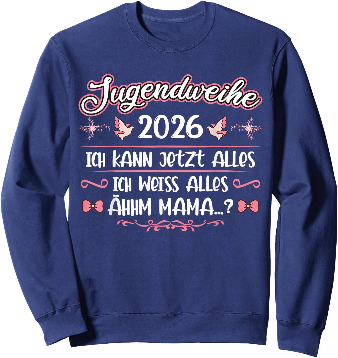 Jugendweihe 2026 Mädchen Junge Sweatshirt - Sweatshirt | Navy