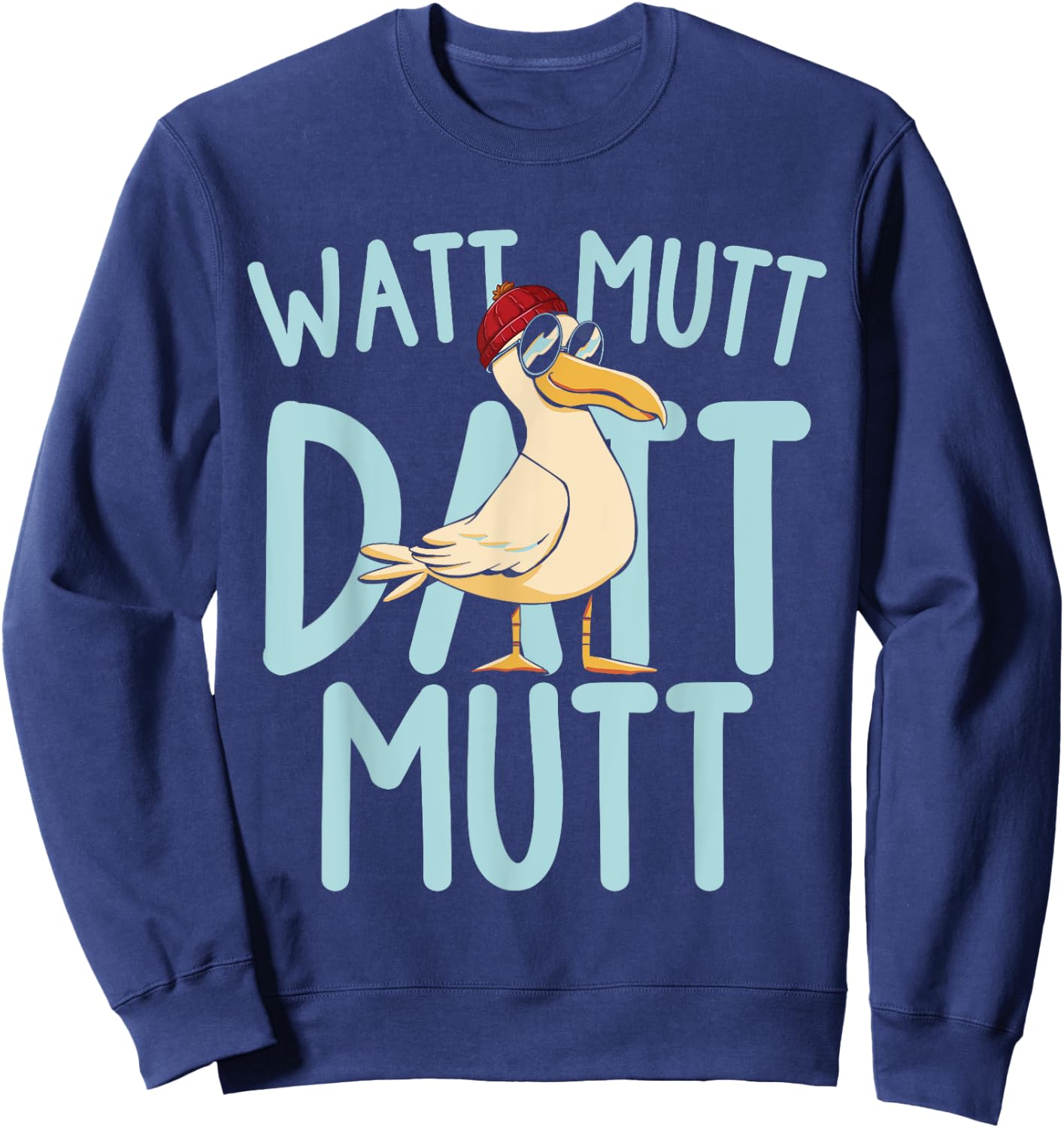 Lustige Möwe Mit Sonnebrille Norddeutsche Sprüche Sweatshirt - Sweatshirt | Navy