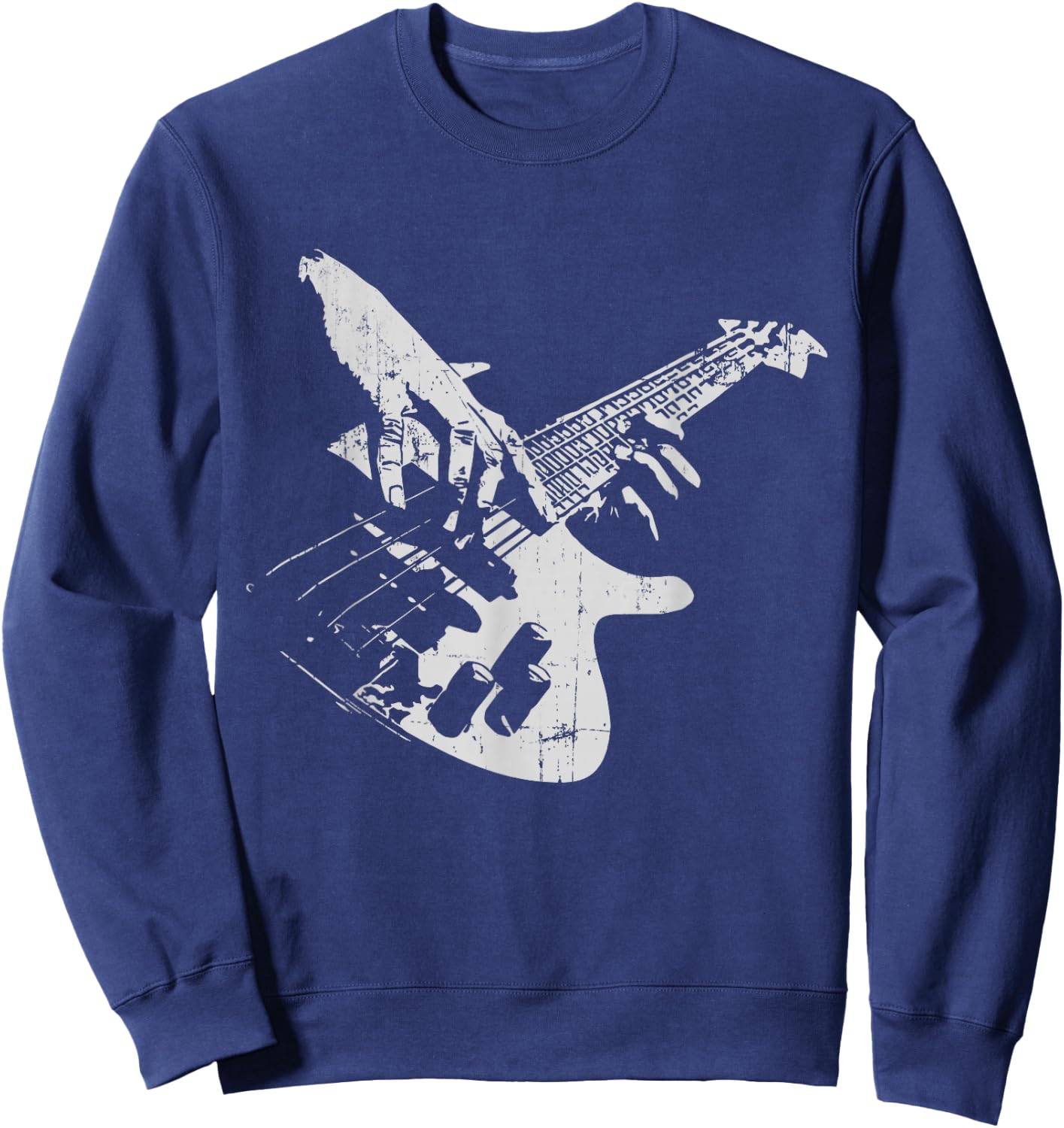 Bass Guitarist Vintage Gift Bass Player , Black, S Sweatshirt - Sweatshirt | Navy