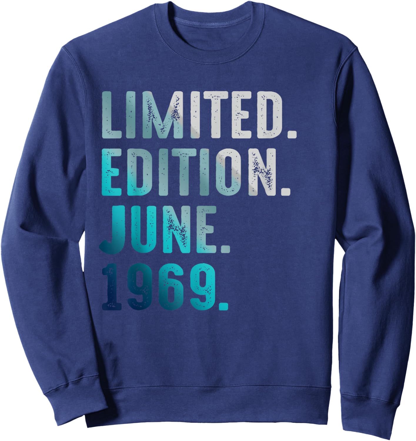 Limitierte Auflage Juni 1969 Retro Vintage 1969 Sweatshirt - Sweatshirt | Navy