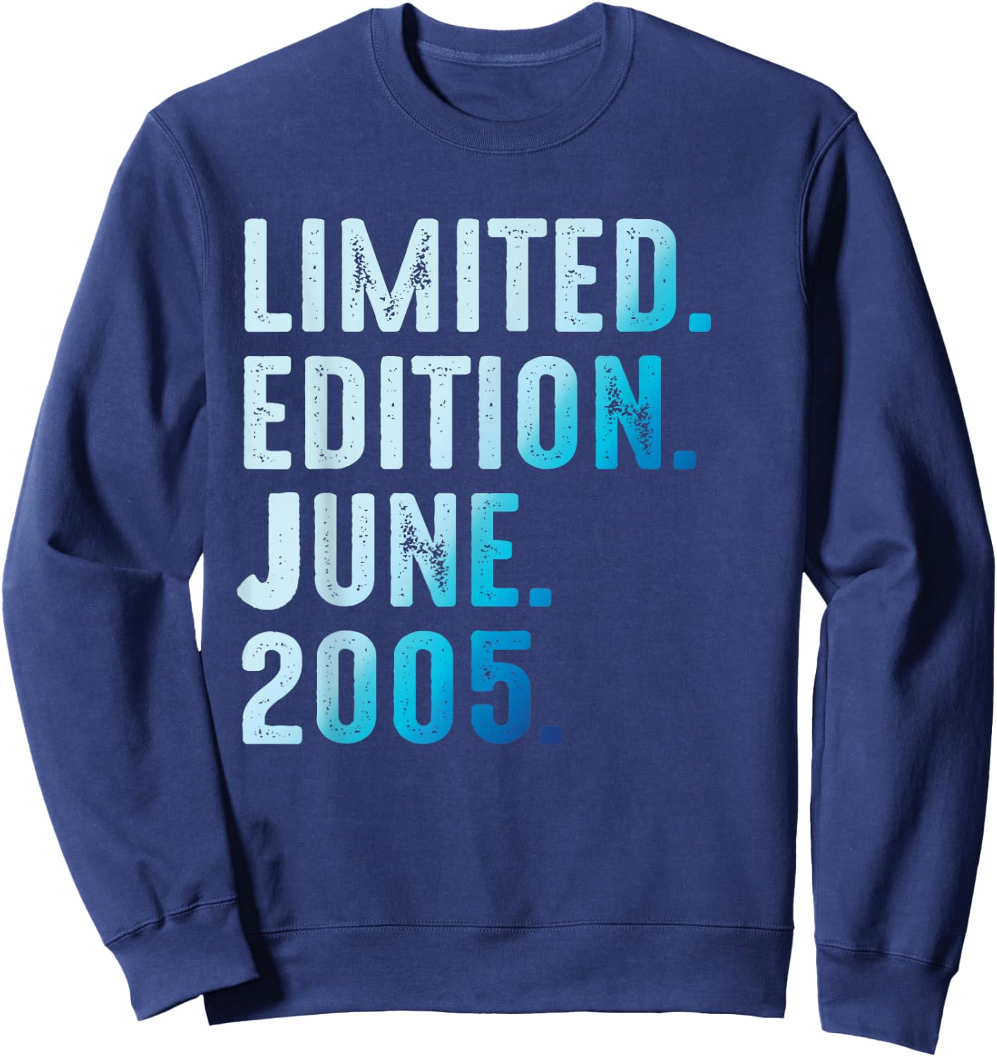 Juin 2005 Année 2005 Rétro 2005 Vintage Édition Limitée Sweatshirt - Sweatshirt | Navy
