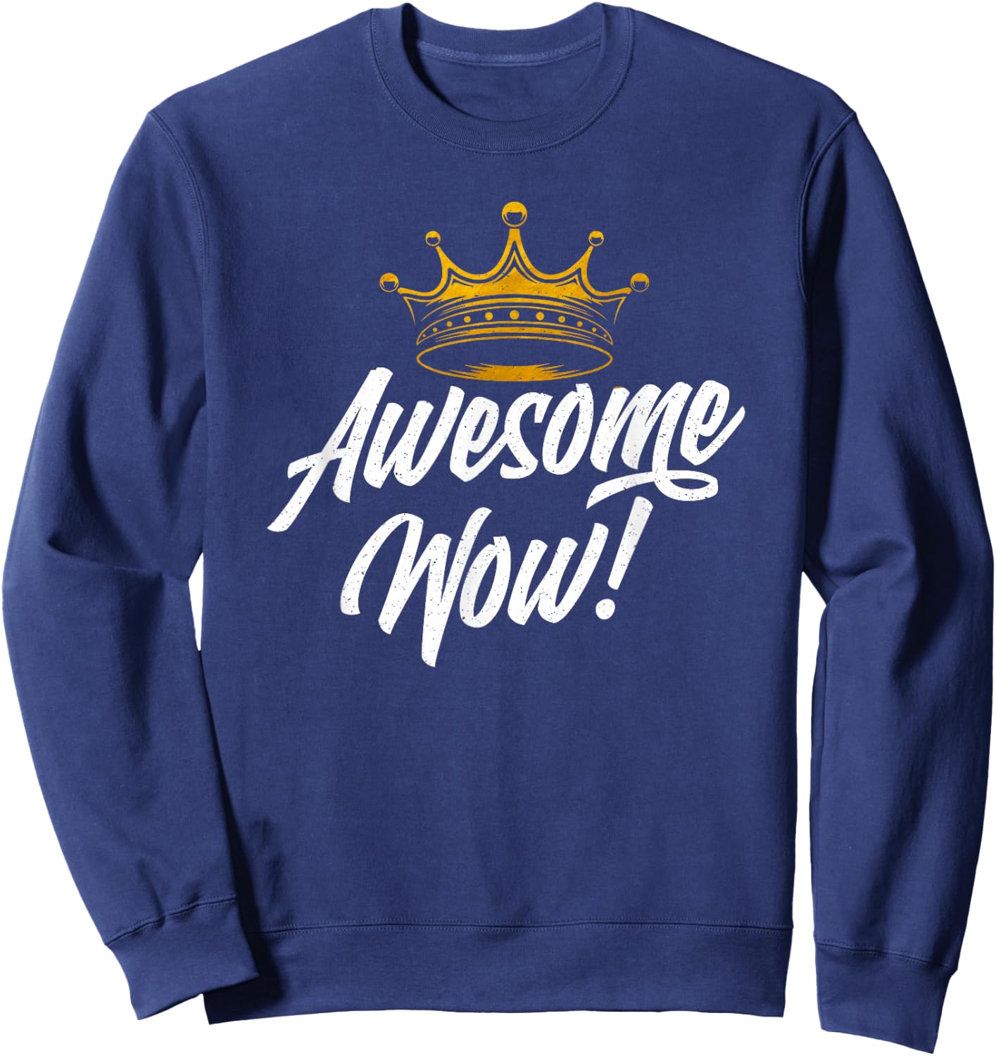 King George III Awesome Wow Sweatshirt - Sweatshirt | Navy