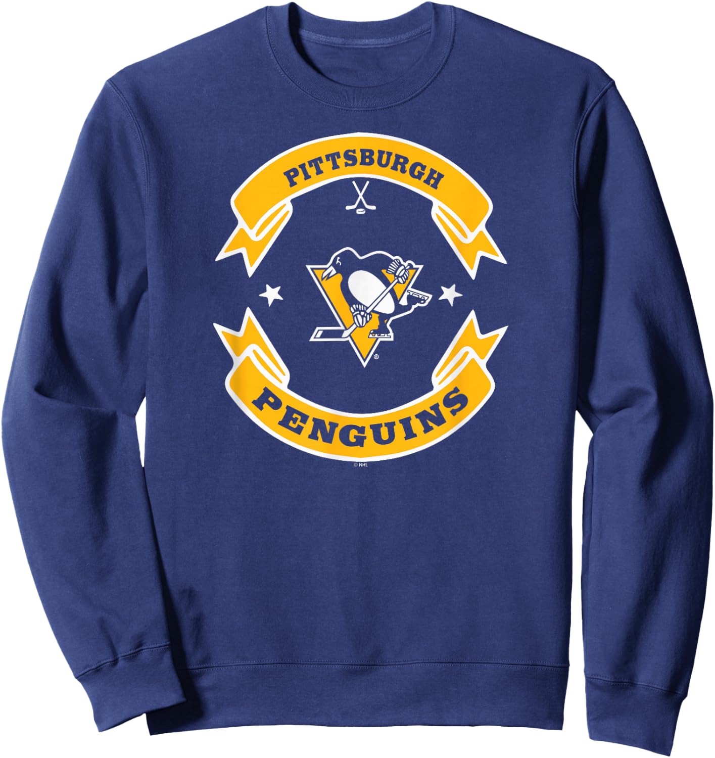 Pittsburgh Penguins Blaze Black Officially Licensed Sweatshirt - Sweatshirt | Navy