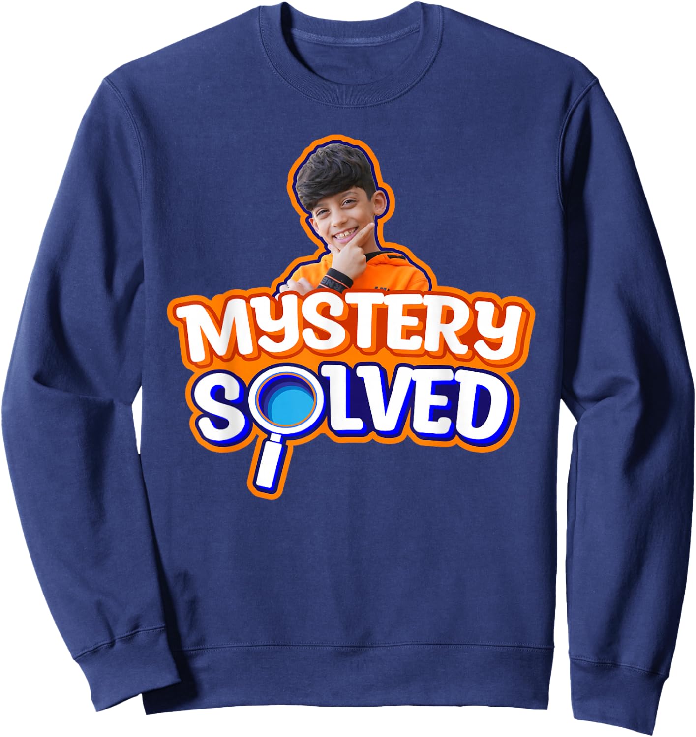 Jason Vlogs Mystery Solved Sweatshirt - Sweatshirt | Navy