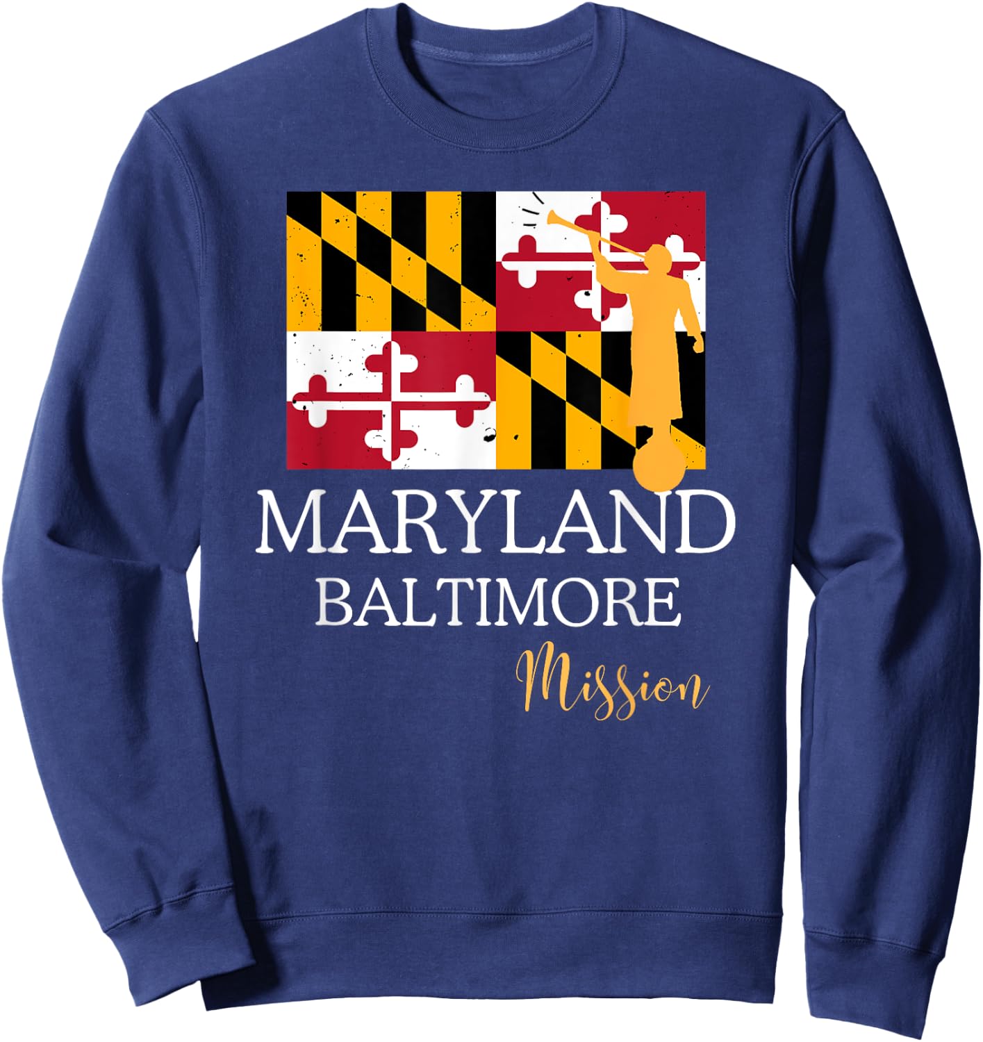 Maryland Baltimore Mormon LDS Mission Missionary Sweatshirt - Sweatshirt | Navy