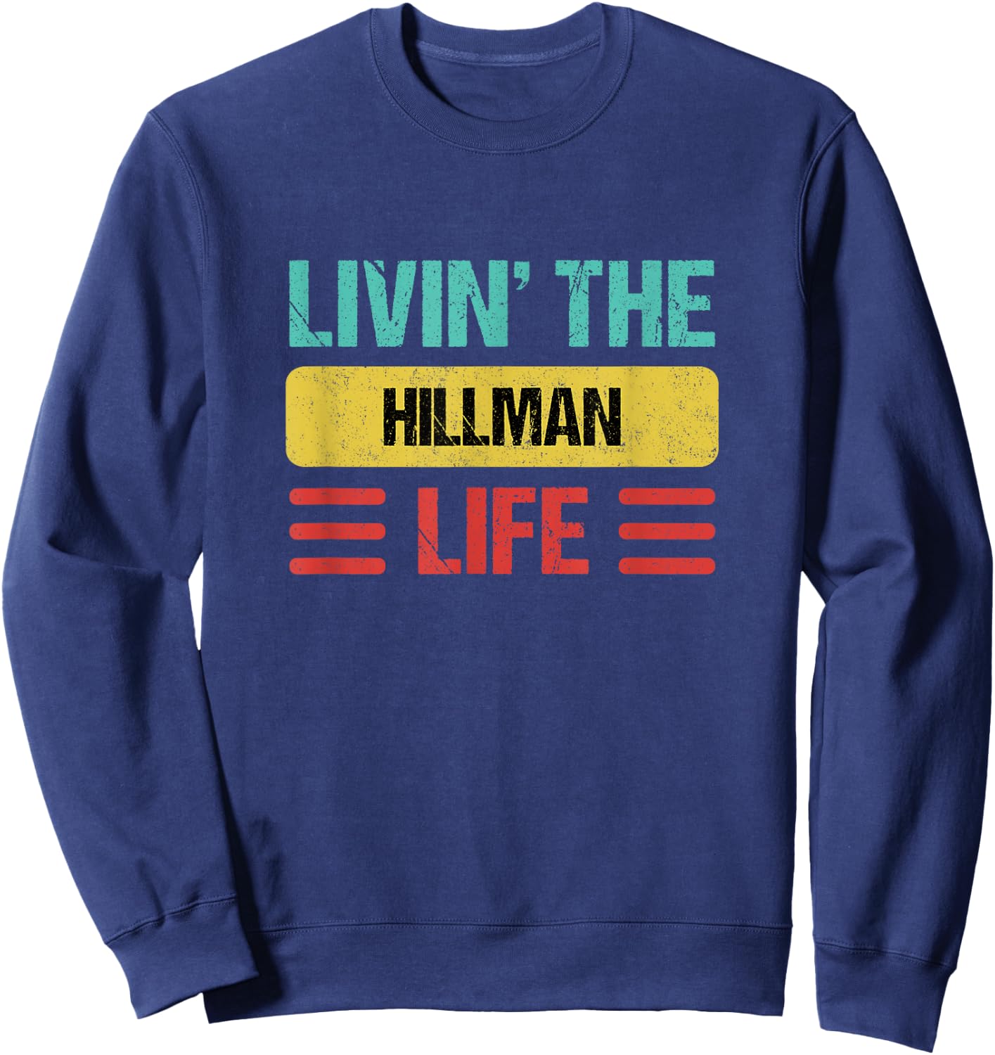 Hillman Name Sweatshirt - Sweatshirt | Navy