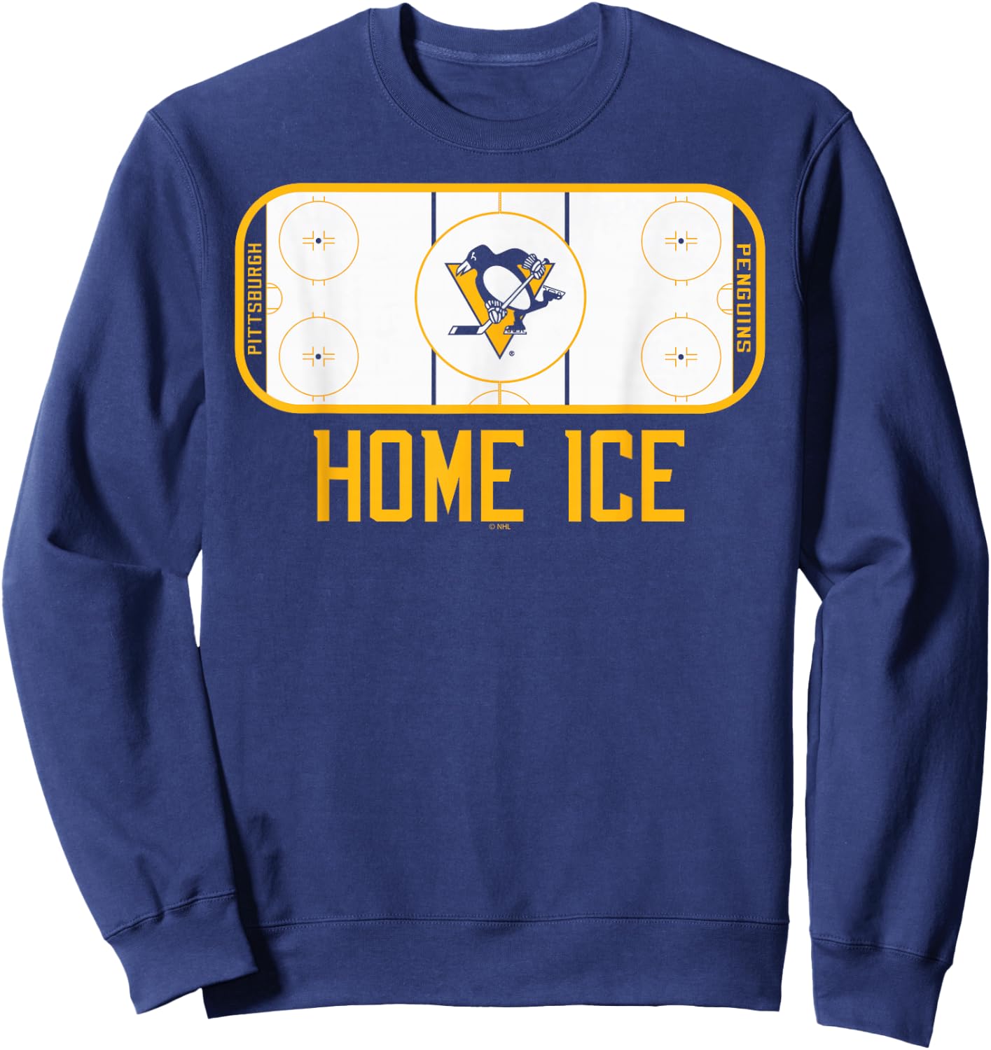 Pittsburgh Penguins Home Ice Black Officially Licensed Sweatshirt - Sweatshirt | Navy