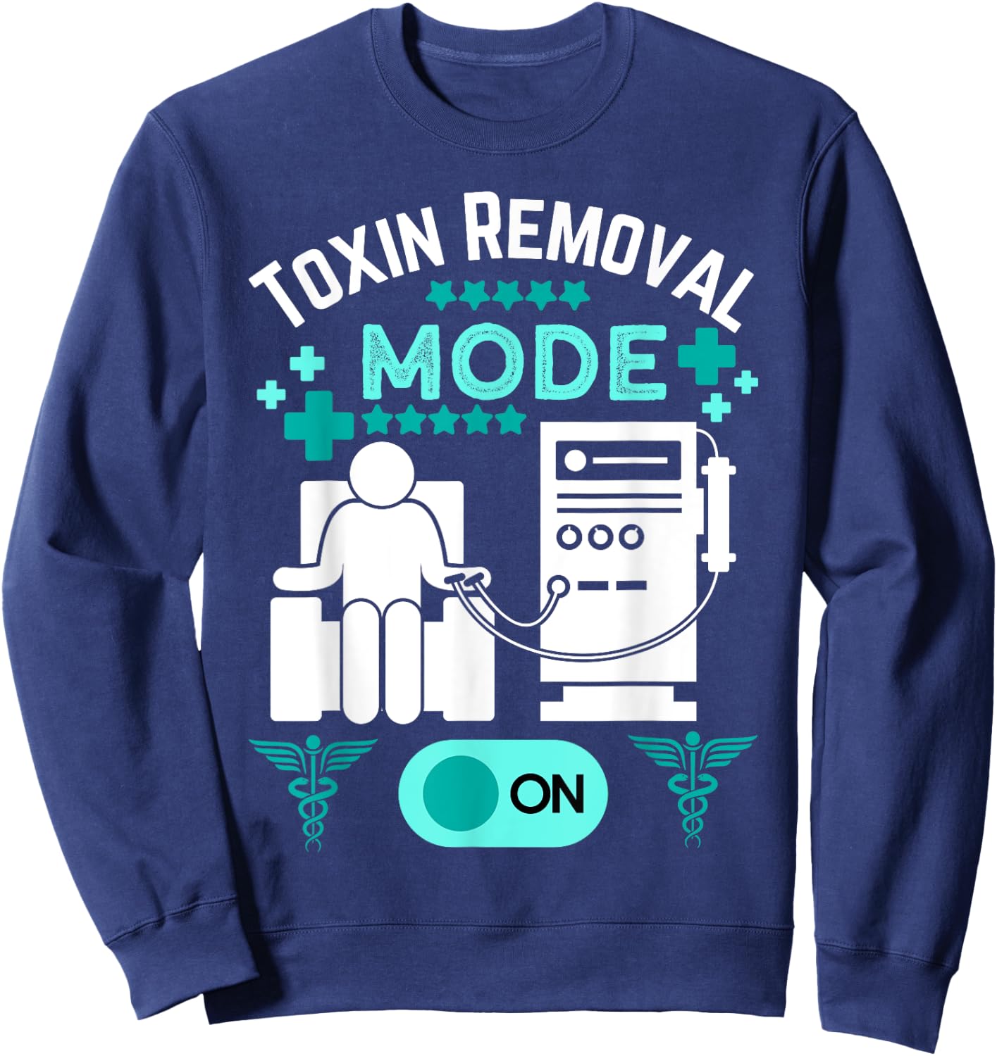 dialysis machine Technician nephrologist Tech -Adults Dialysis Technician Nurse Kidney RN Dialysis Tech Sweatshirt - Sweatshirt | Navy