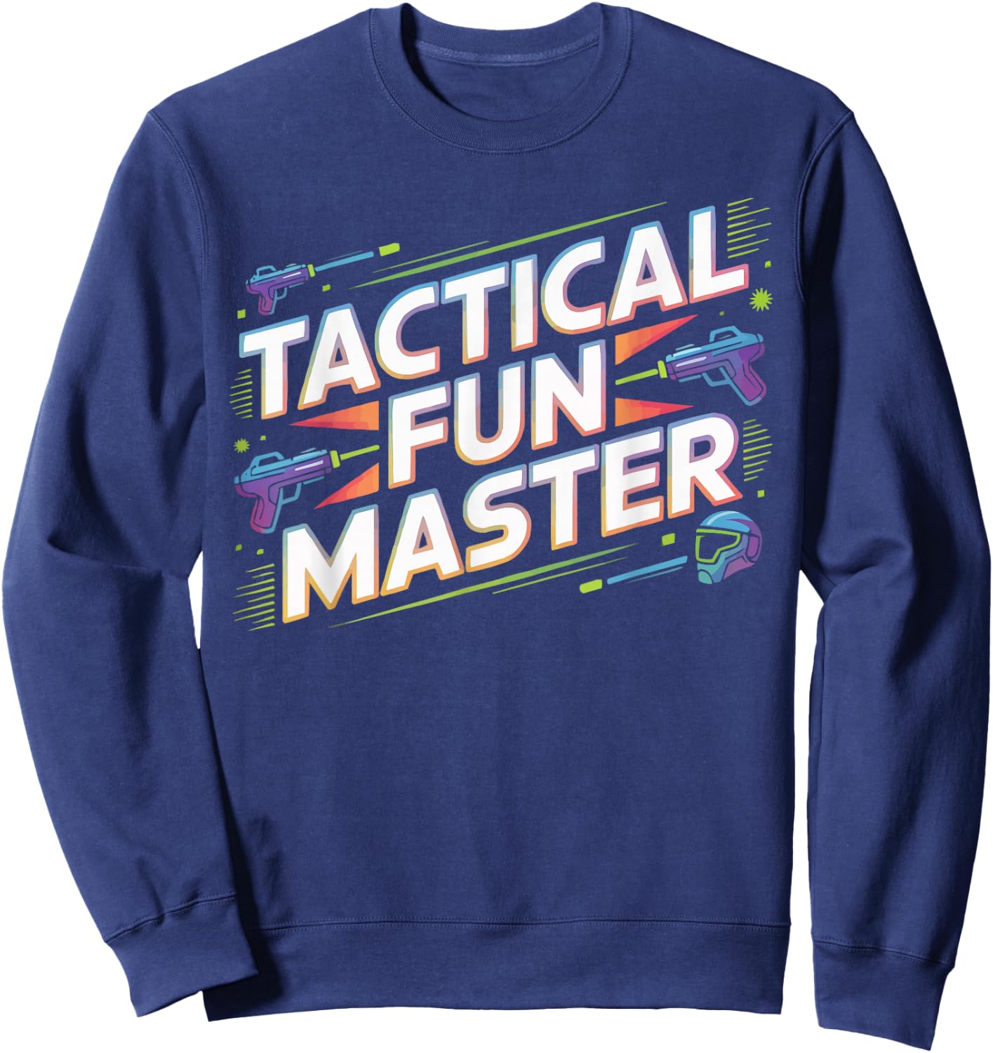 Laser Tag Pistol Lasertag Player Gungame Laser Tagging Sweatshirt - Sweatshirt | Navy