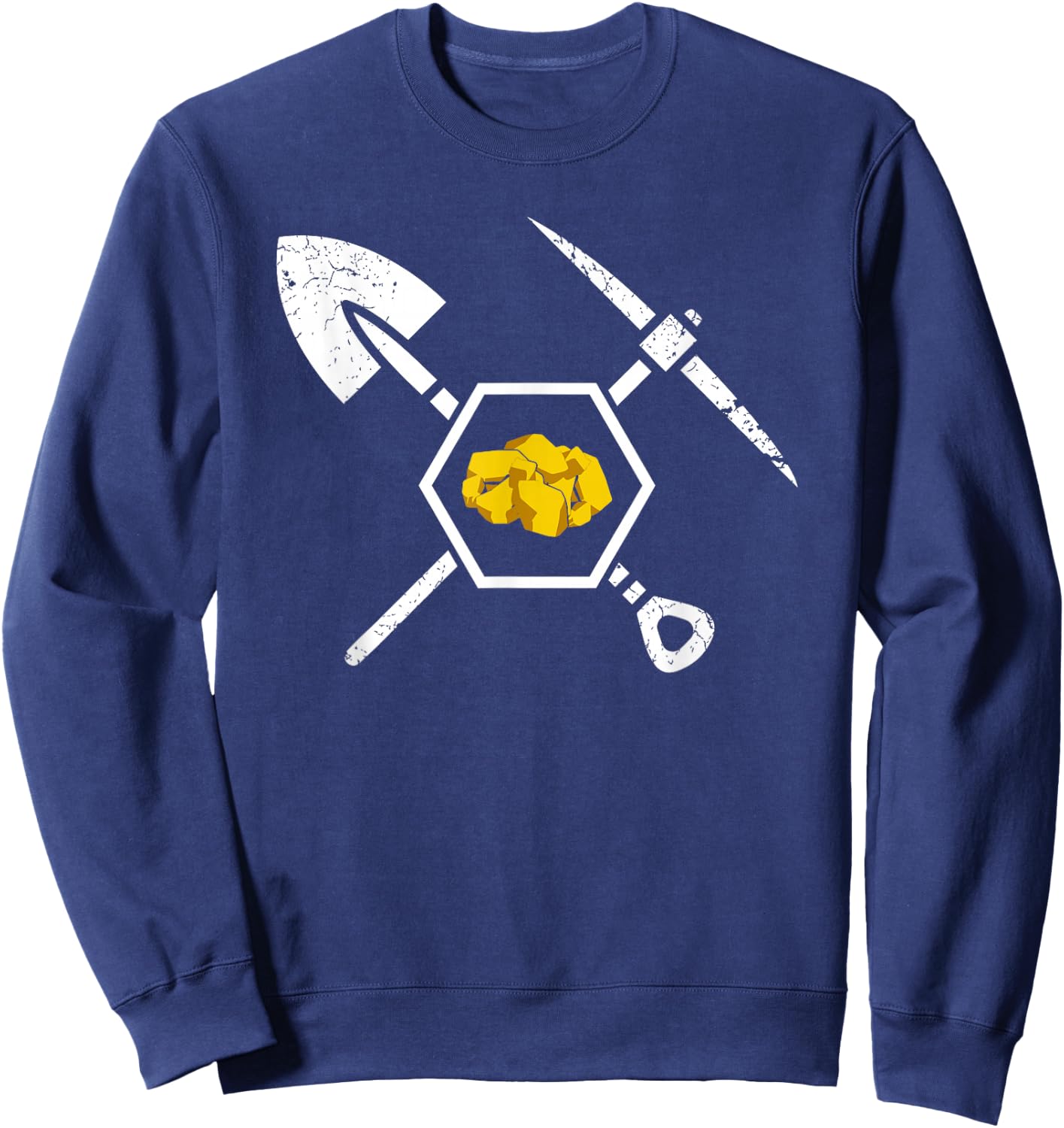 Gold Miner Prospecting Treasure Hunting Shirt Sweatshirt - Sweatshirt | Navy