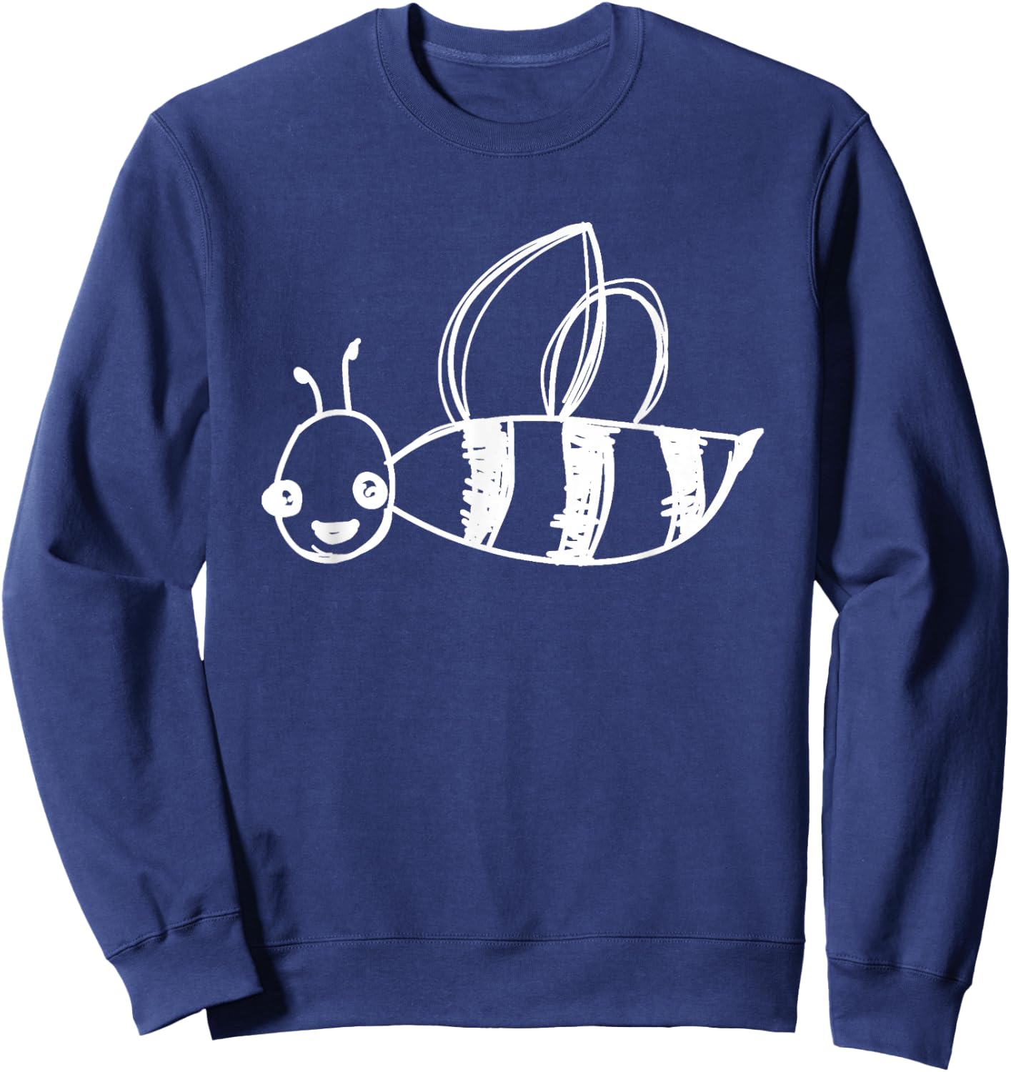 Funny Cute Bumble Bee Honey Bee Lover Beekeeper Insect Gift Sweatshirt - Sweatshirt | Navy