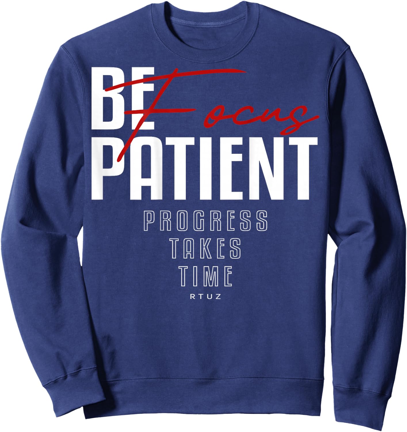 Backprint Mode Y2K Fitness Gym Zubehör Kraftsport Yoga Sport Sweatshirt - Sweatshirt | Navy